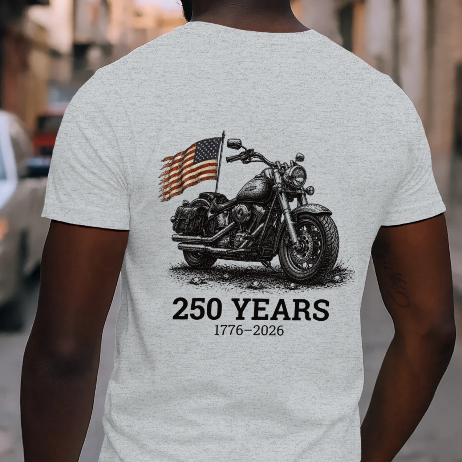 Motorcycle 240 Years US 1776 2026