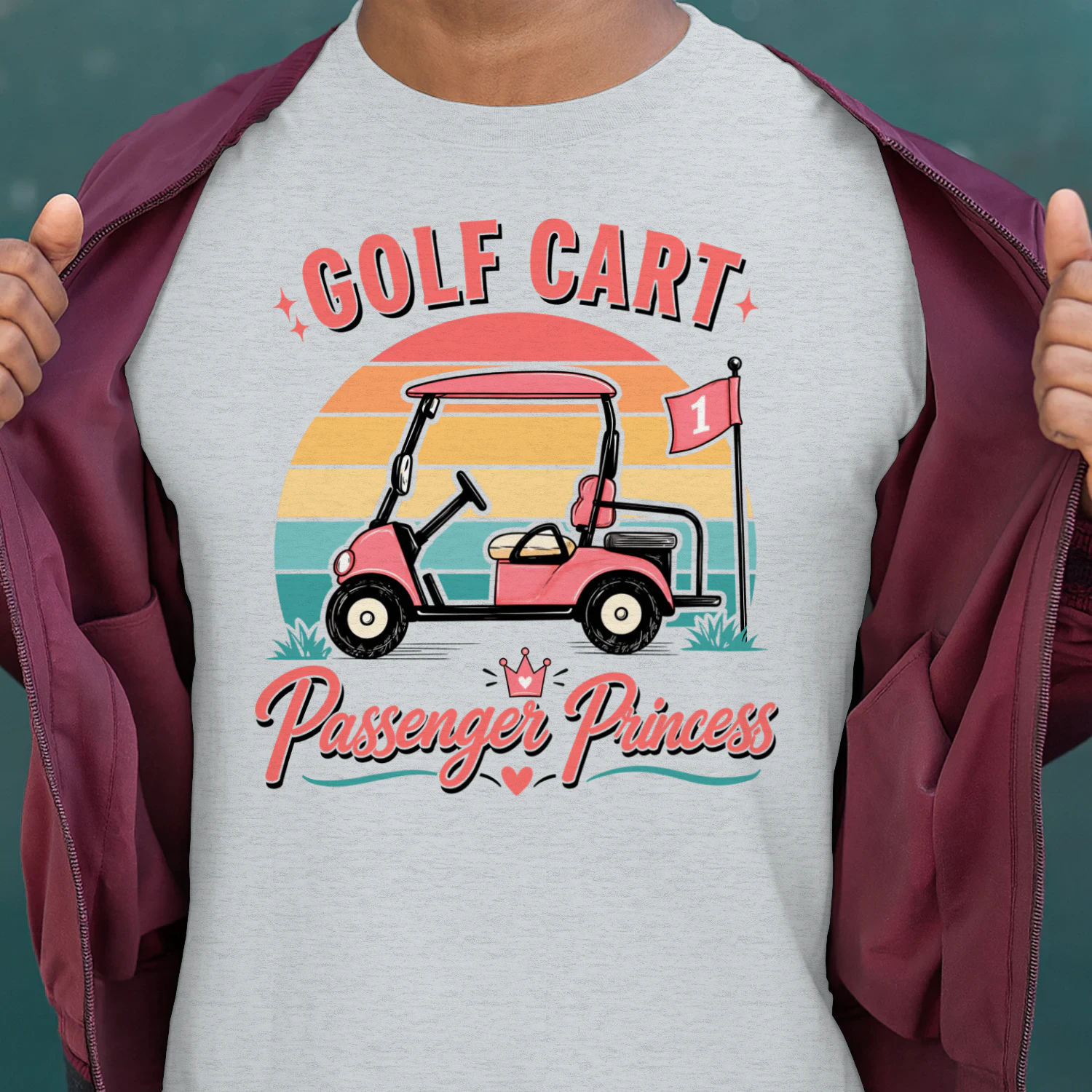 Golf Cart Passenger Princess