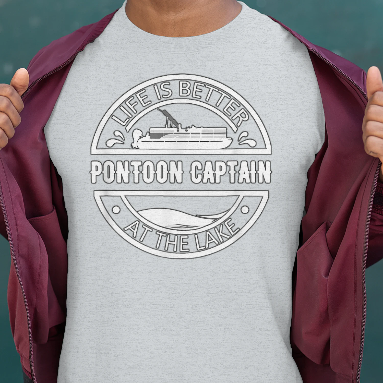 Pontoon Captain Life Is Better At The Lake