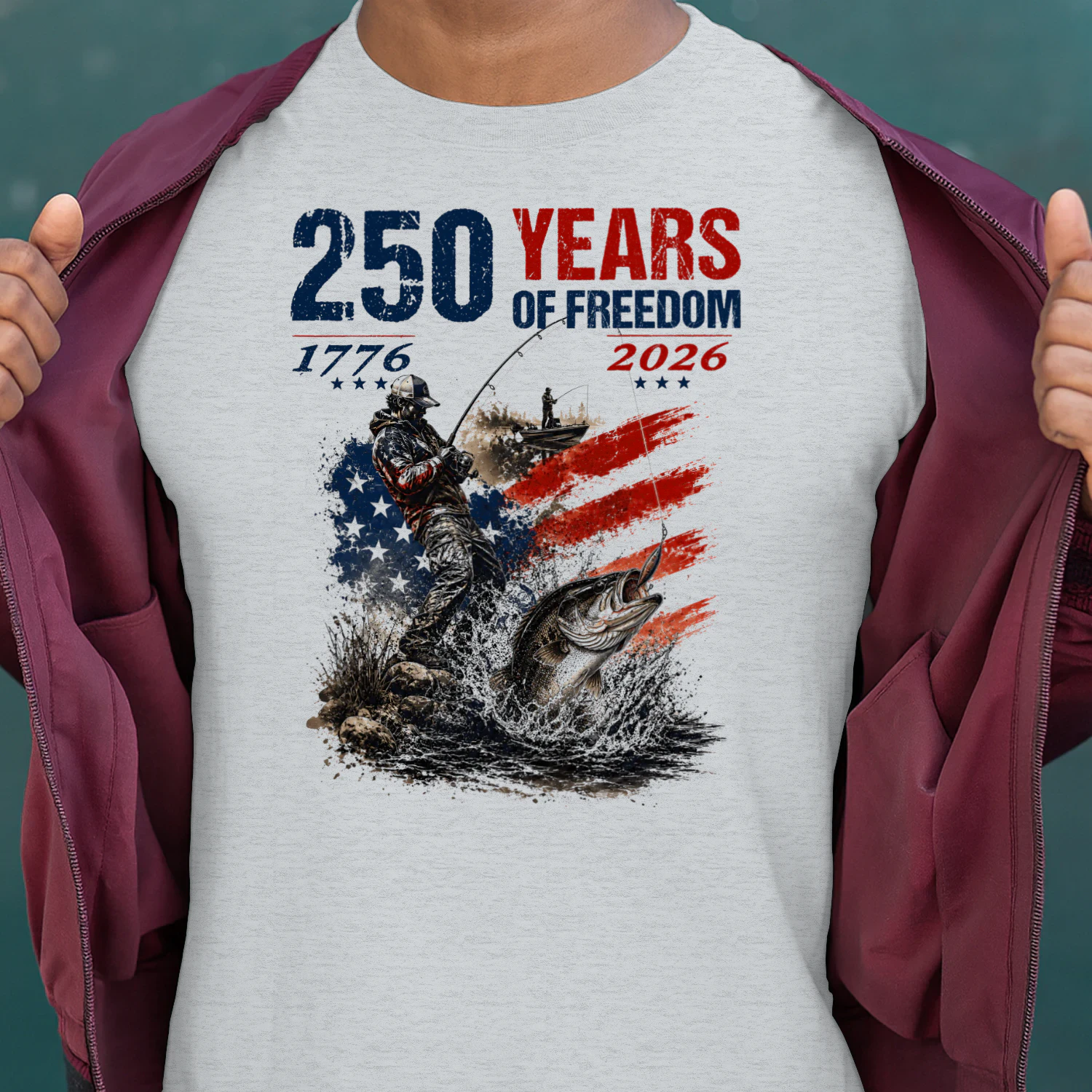 Fishing 250 Years Of Freedom US