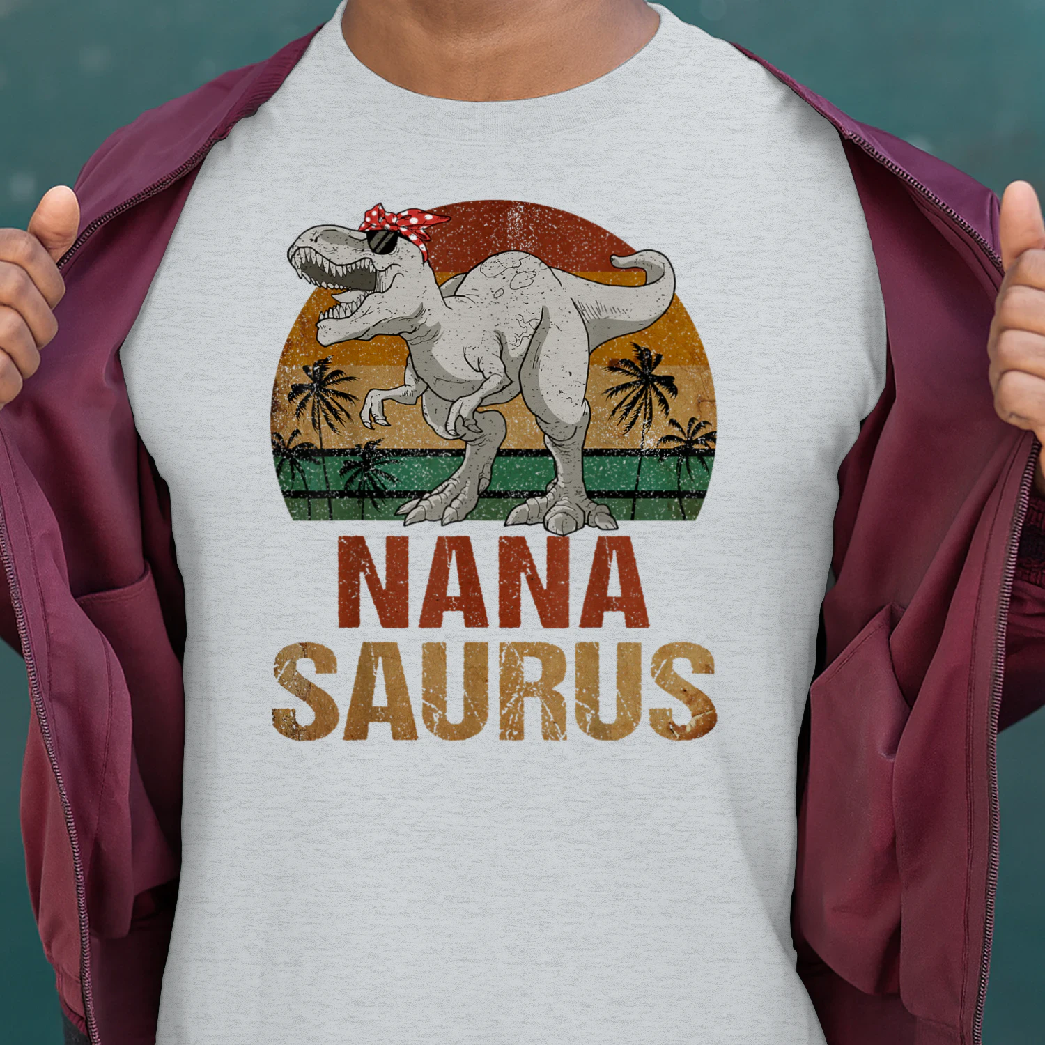 Nanasaurus T Rex Dinosaur Nana Saurus Mother's Day