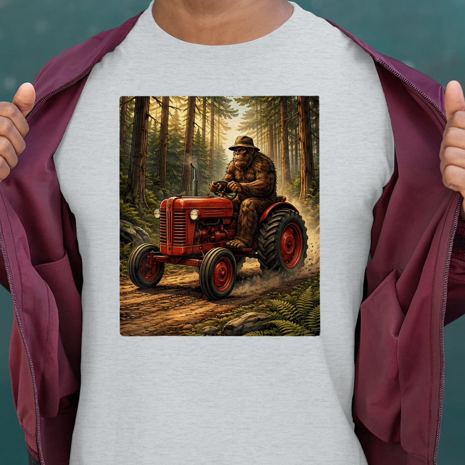 Bigfoot Tractor Design for Farmer Dad Farming Farm Dad