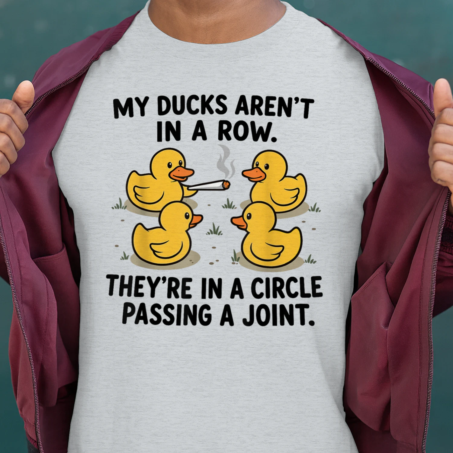 My Ducks are Not in A Row They're in A Circle