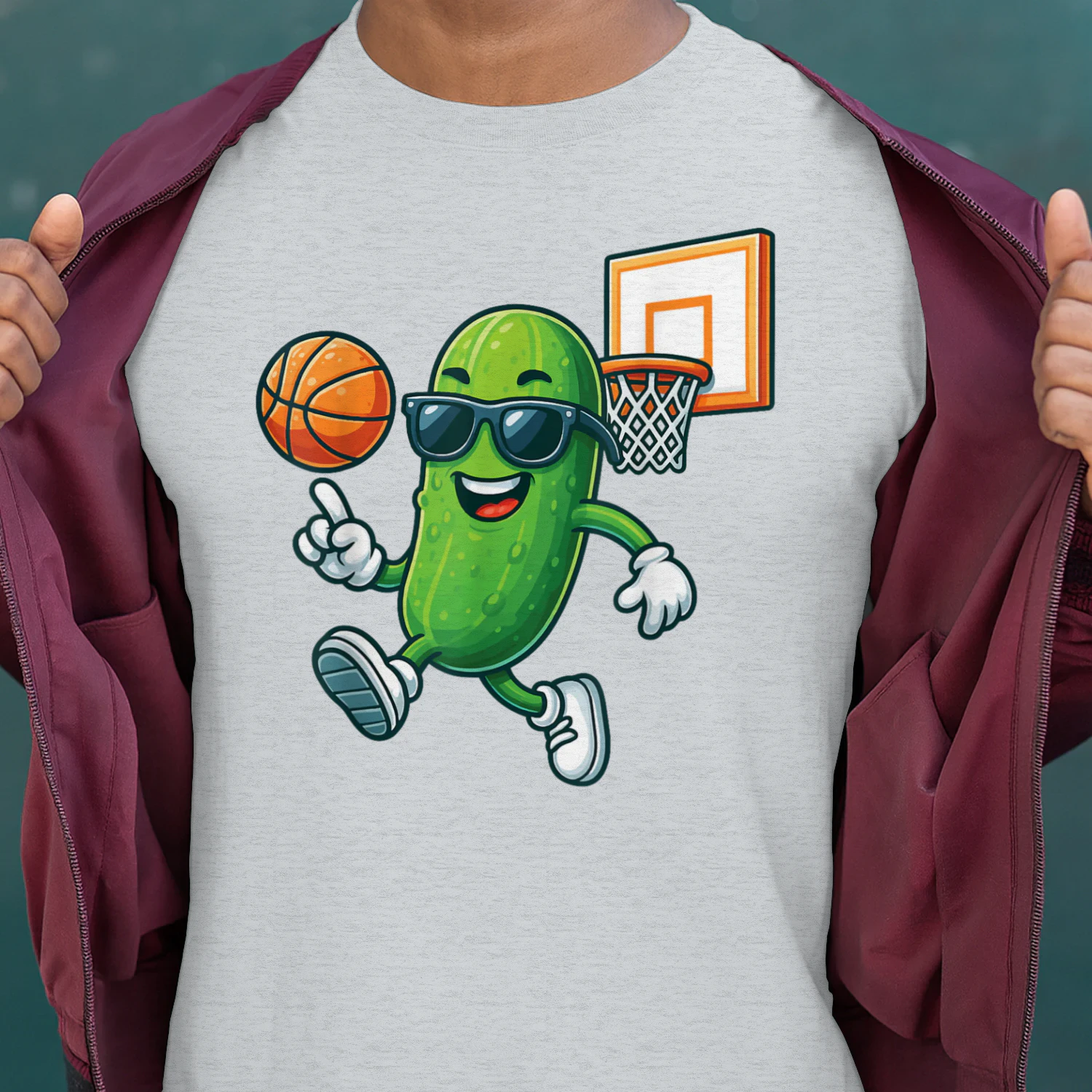 Pickle Playing Basketball