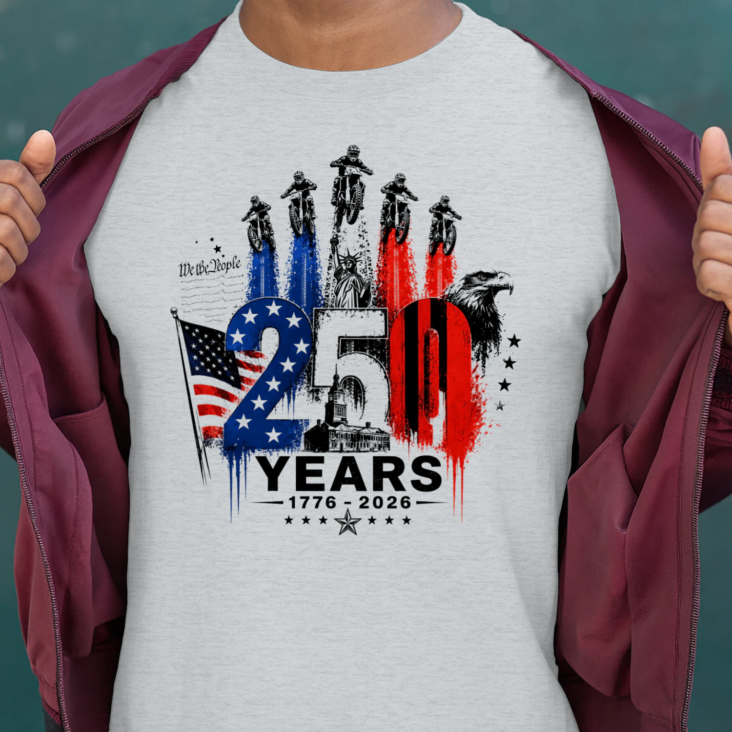 Dirt Bike Motocross 250 Years US