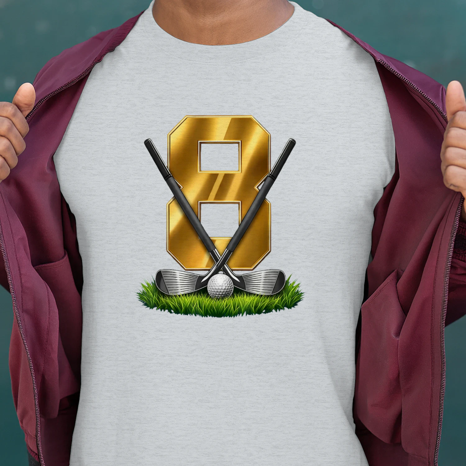8th Birthday Golf Player 8 Years Old Birthday Party Kids