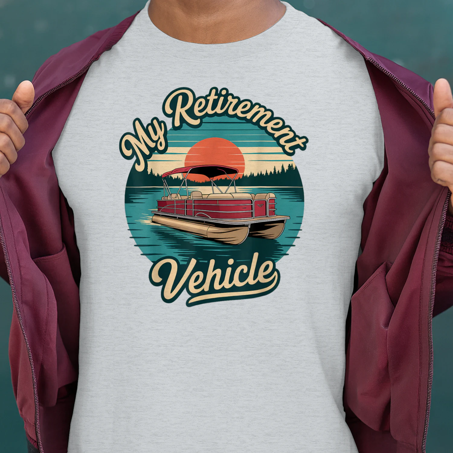 Retirement Vehicle Lake Boating Sailing Pontooning Pontoon