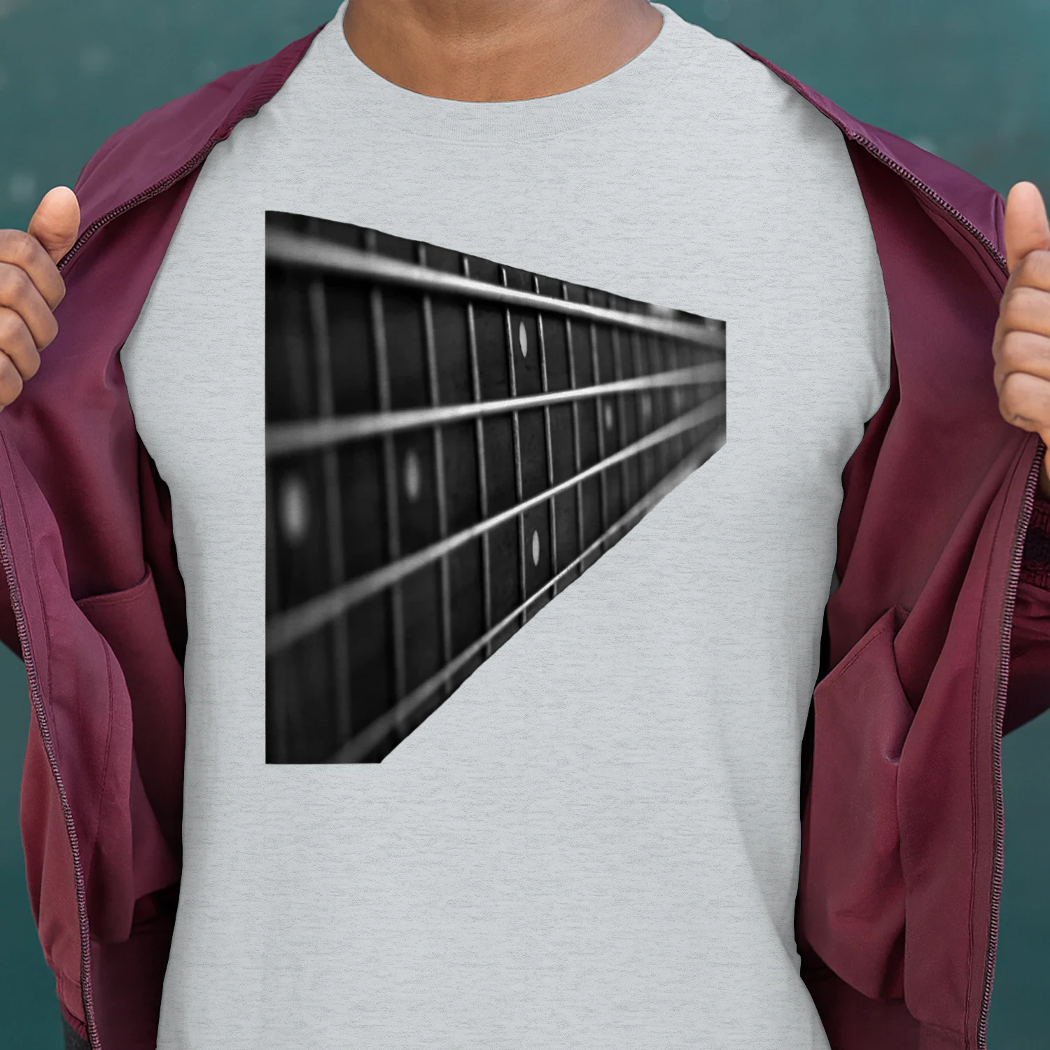 Bass Guitar Superkatillz Adult Unisex Bass Guitar Music T-Shirt Black