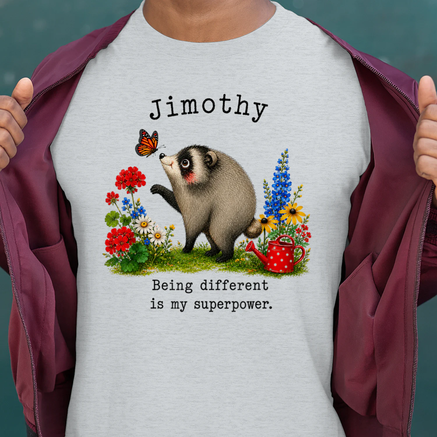 Jimothy Opossum Being Different is My Superpower