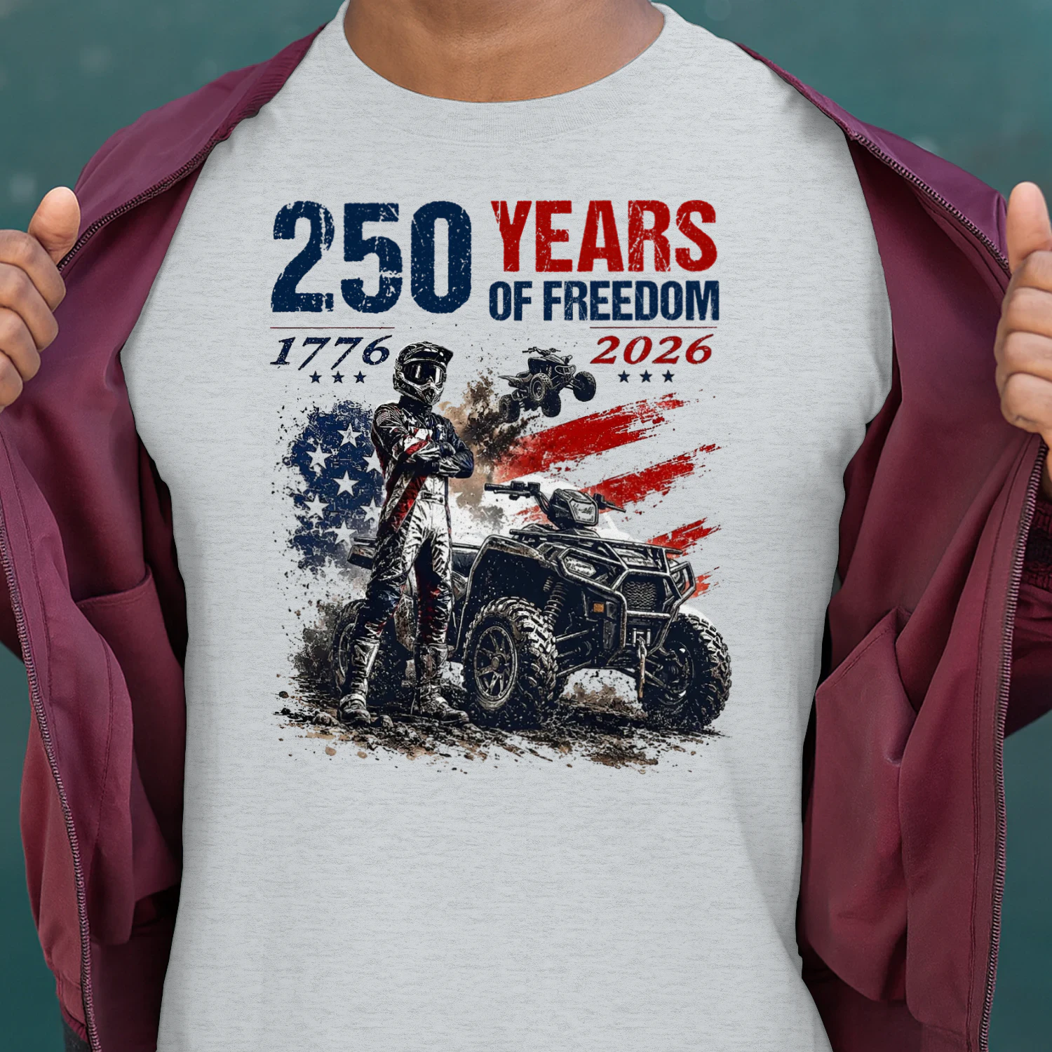 ATV Four Wheeler 250 Years Of Freedom