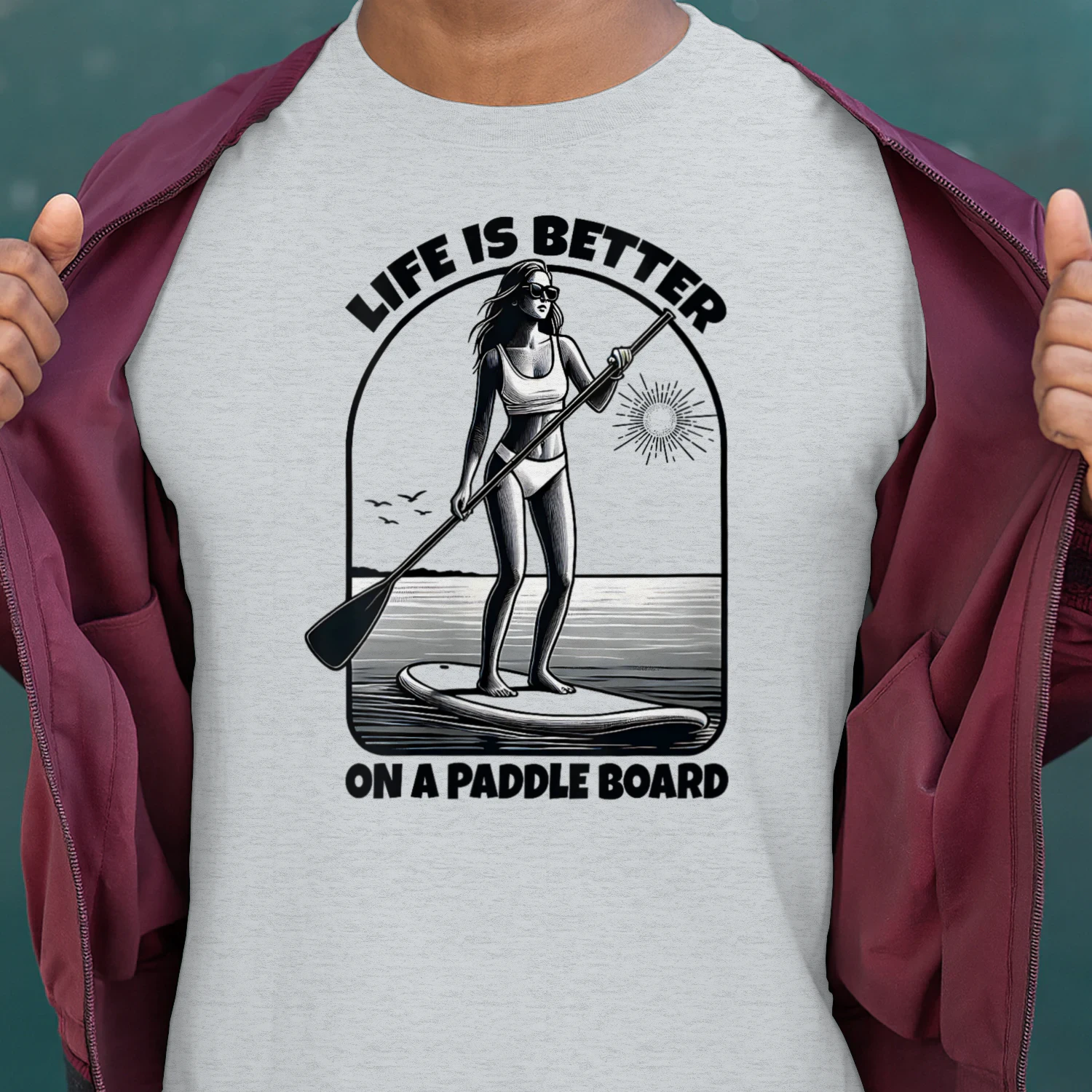 Womens Paddle Board Outfit Women Girls SUP