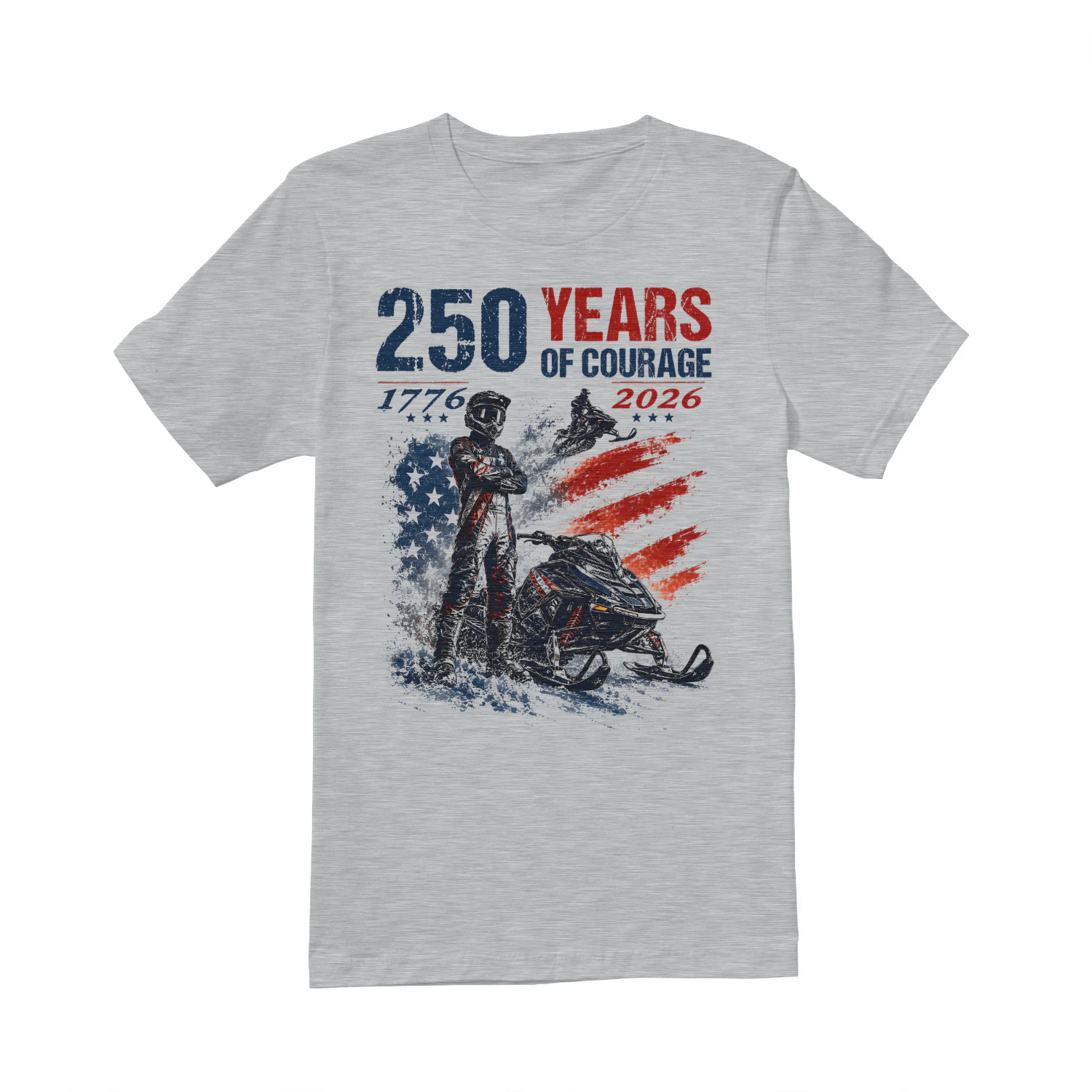 Snowmobile Sled 250 Years Of Courage
