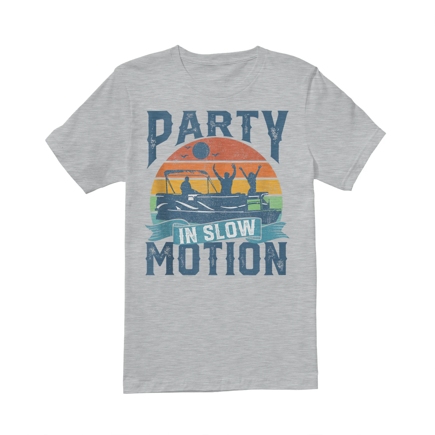 Party In Slow Motion Pontoon Lake Pontooning Boating Gift Tank
