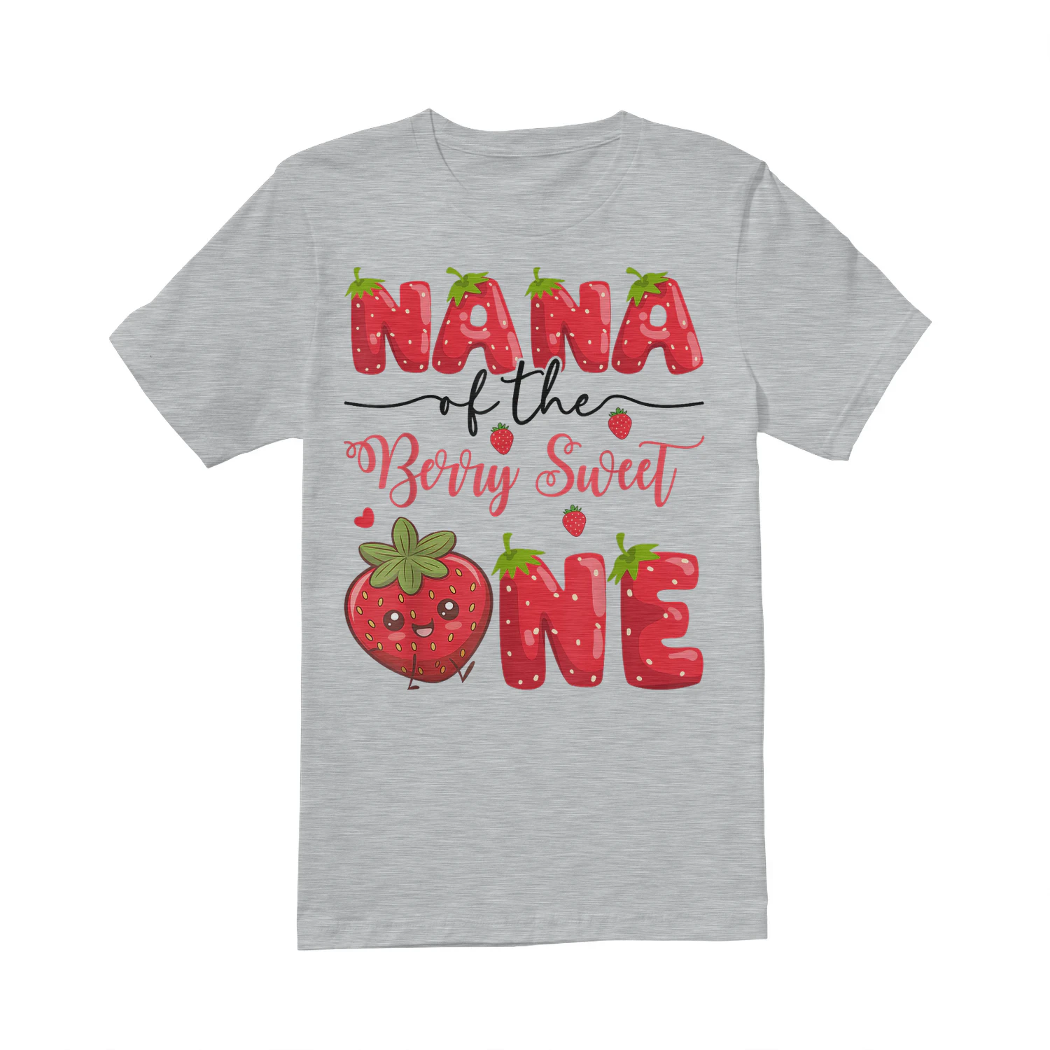 Nana Of The Berry Sweet One Strawberry First Birthday