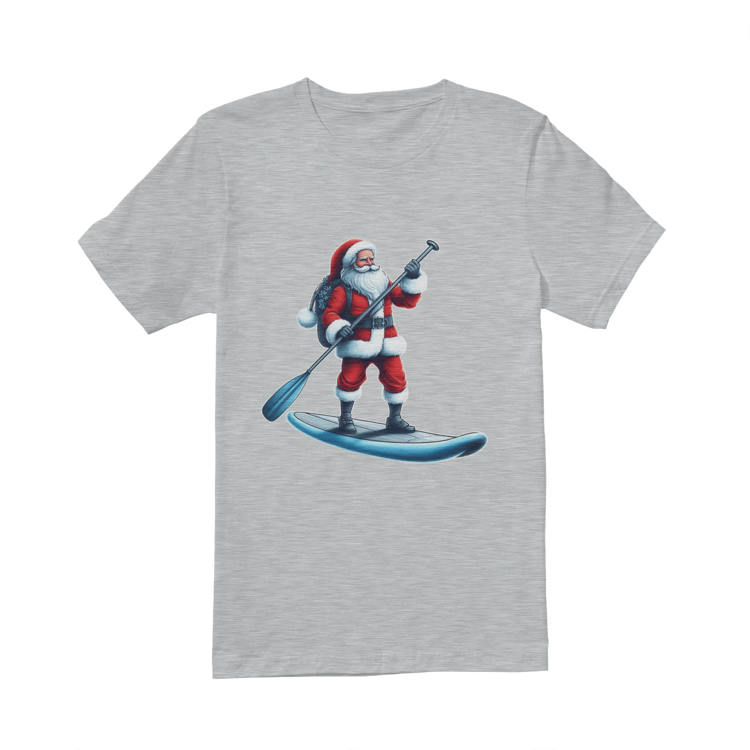 Stand-up Paddleboarding Santa Funny Hobbies
