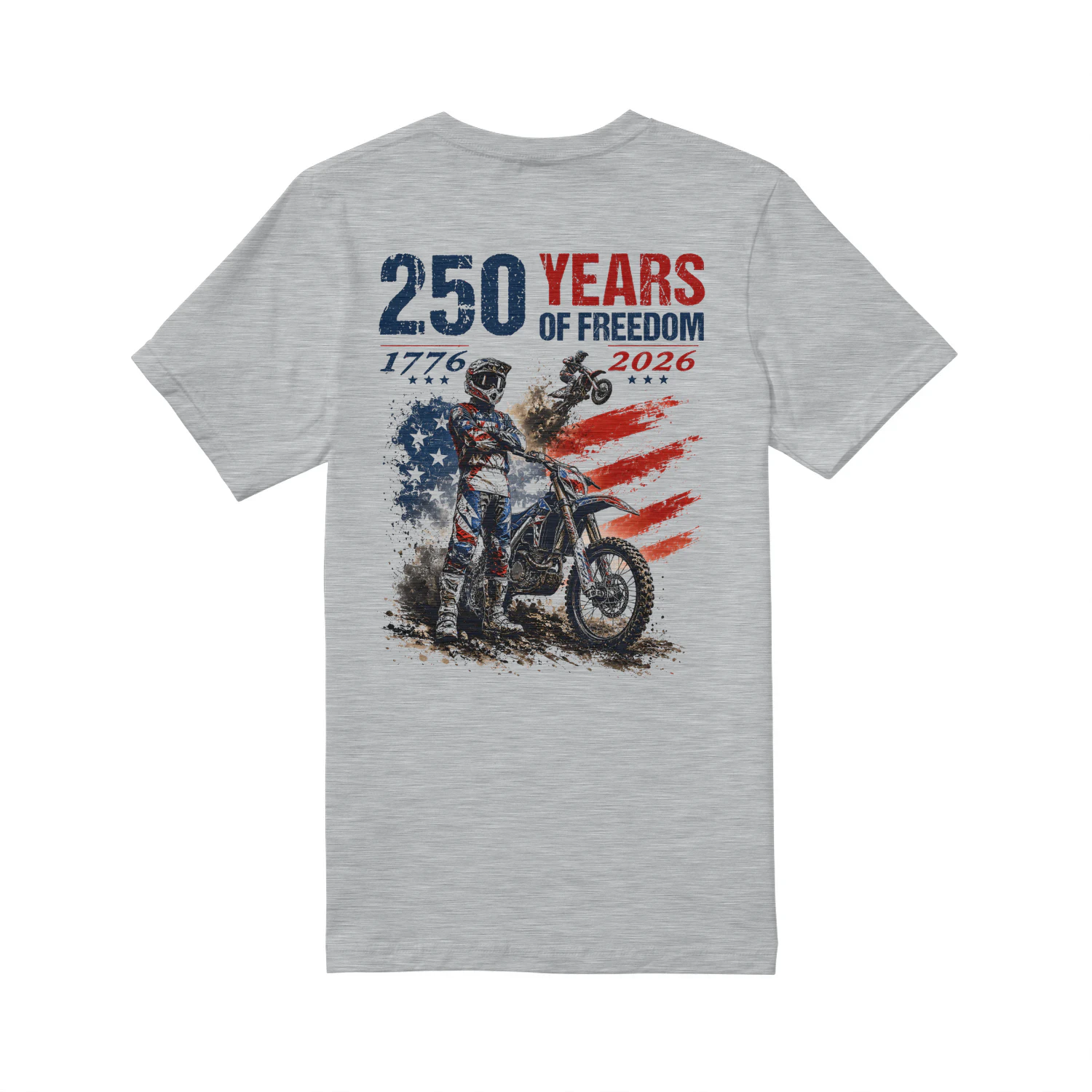 Dirt Bike Motocross 250 Years Of Freedom