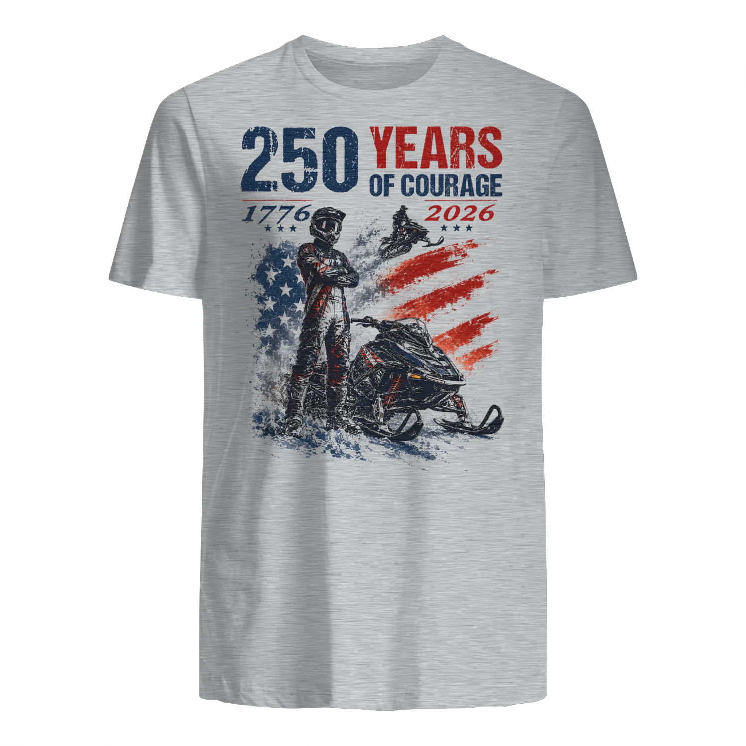 Snowmobile Sled 250 Years Of Courage