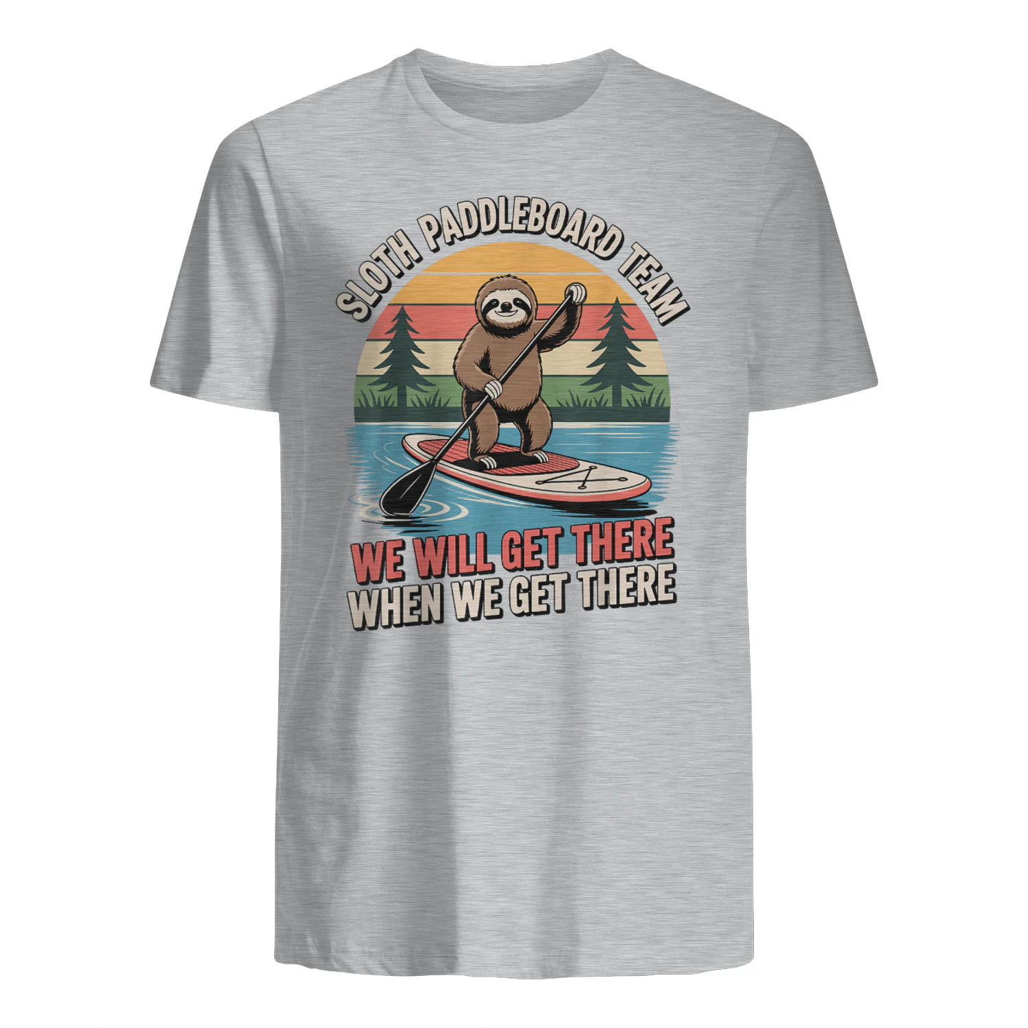 Funny Paddleboarding Art for Men Women SUP Paddle