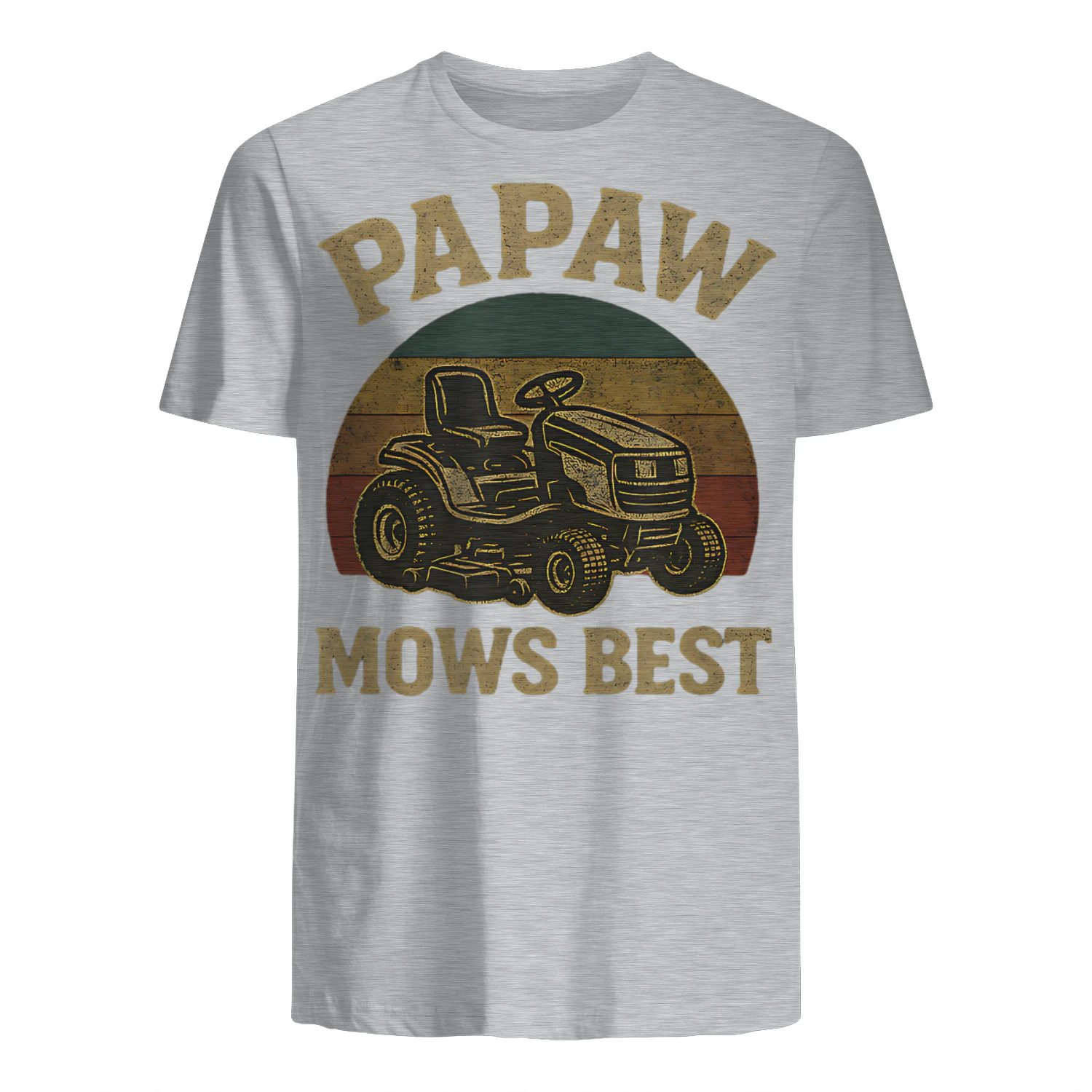 Papaw Mows Best Funny Retro Lawn Mowing