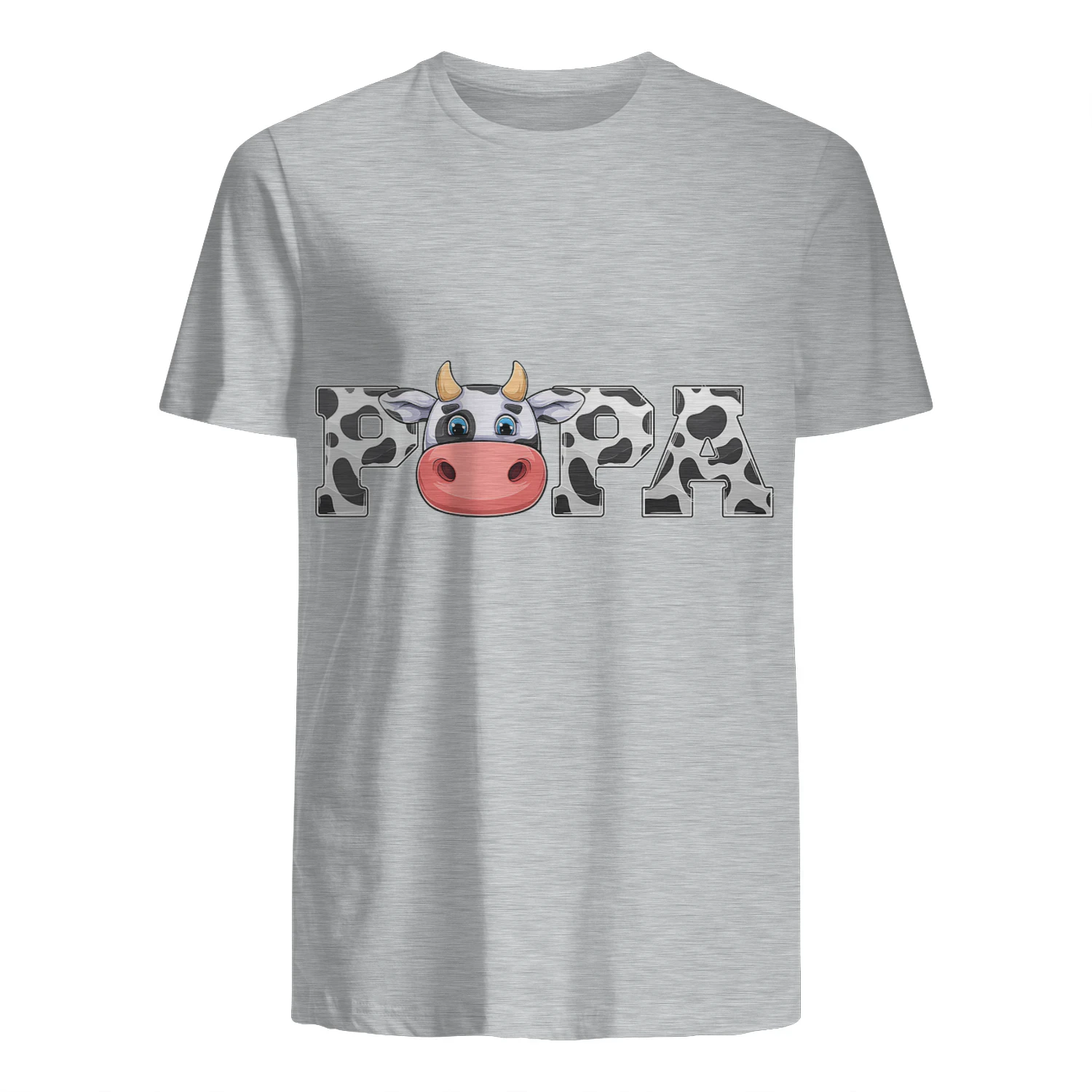 Papa Cow Print Cowboy Animal Pattern Farmer Cow Father Papa