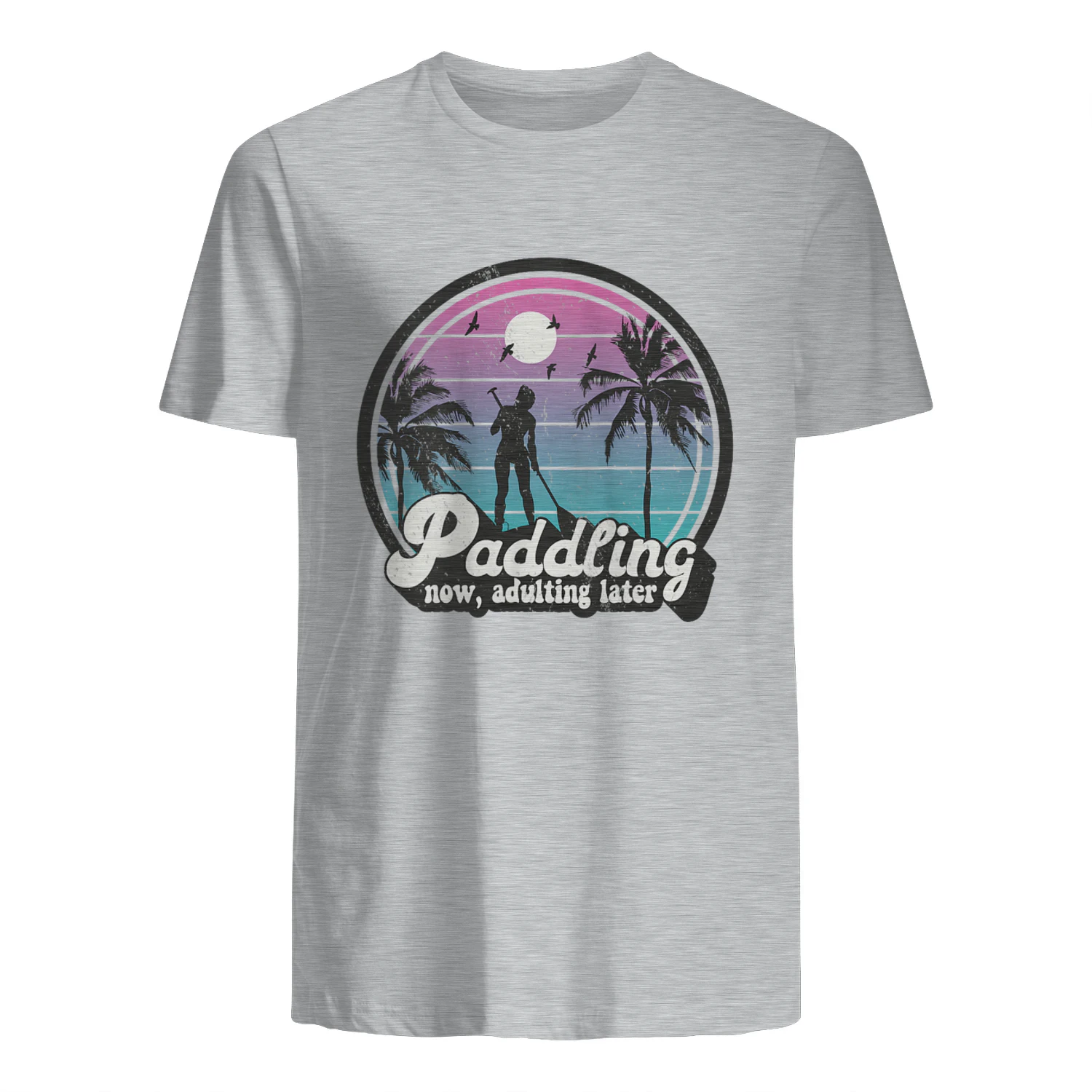 Womens Stand-Up Paddleboarding Retro SUP Mom