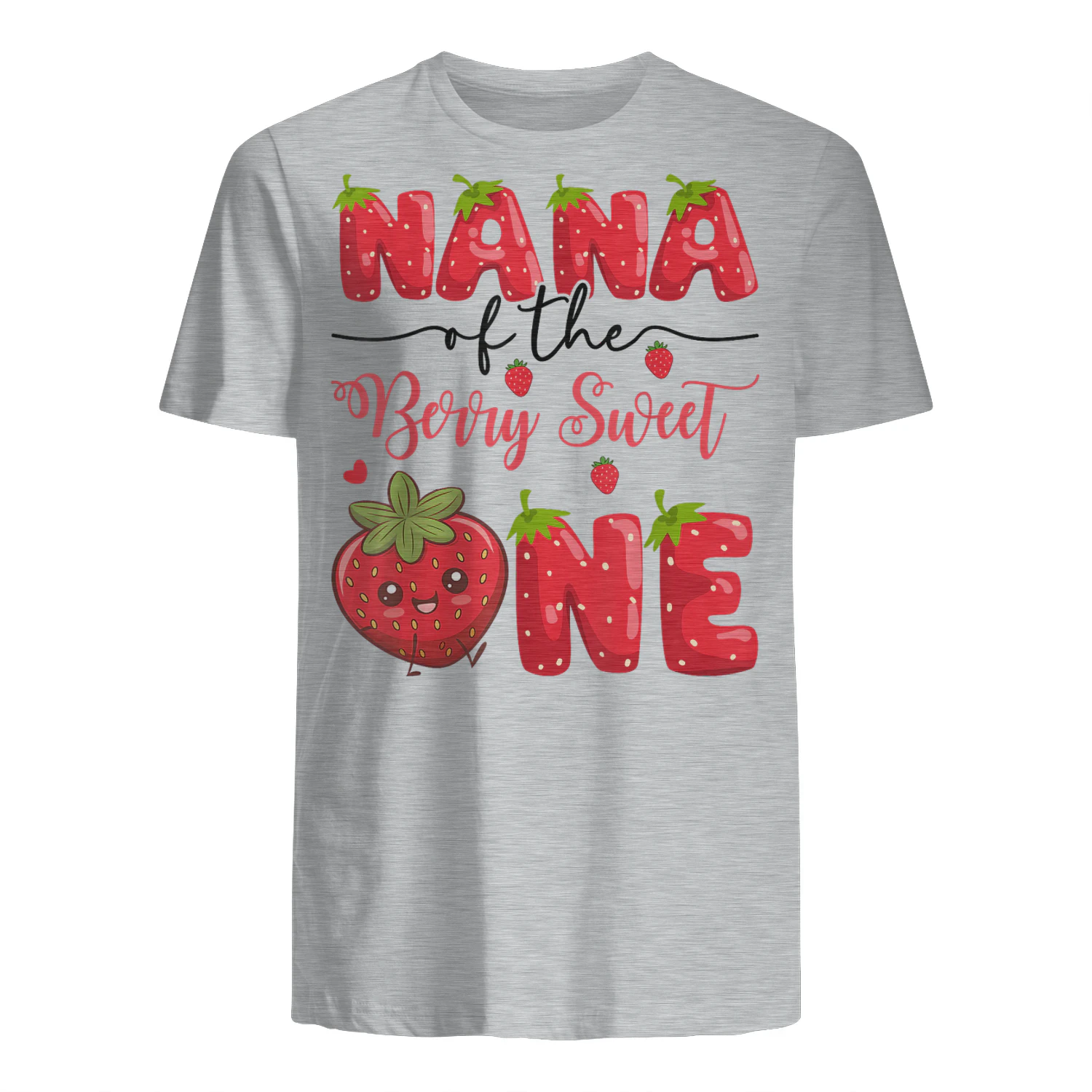Nana Of The Berry Sweet One Strawberry First Birthday
