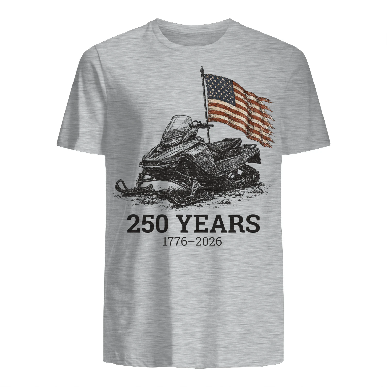 Snowmobile Sled Vintage 250 Years US