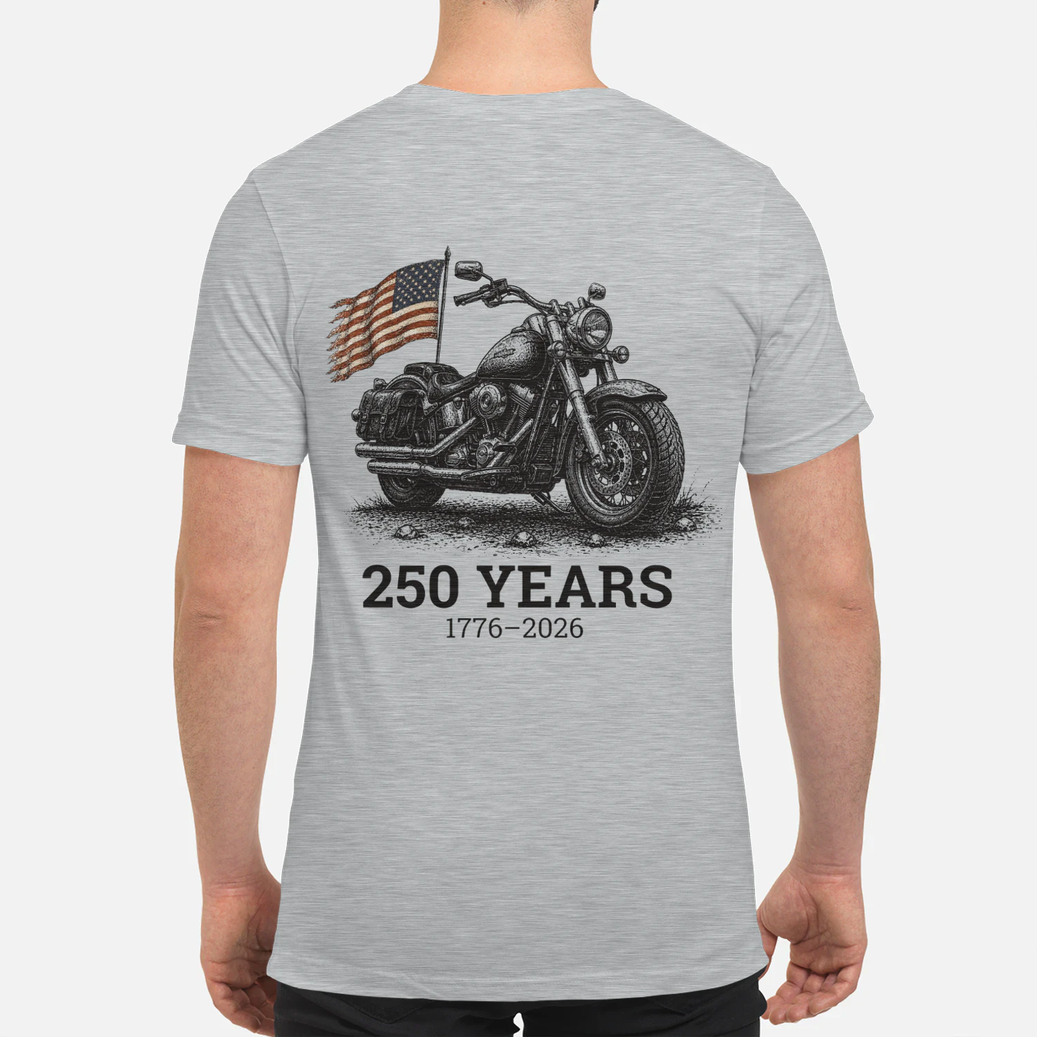 Motorcycle 240 Years US 1776 2026