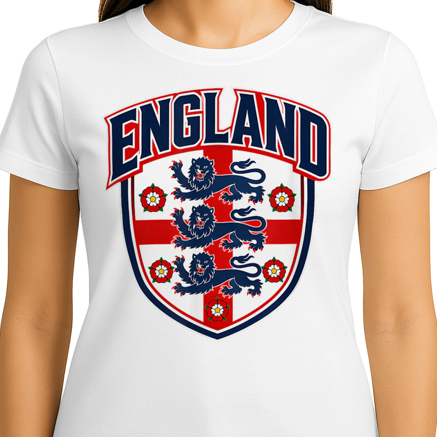 England Flag Vintage T-Shirts for Men Women Kids