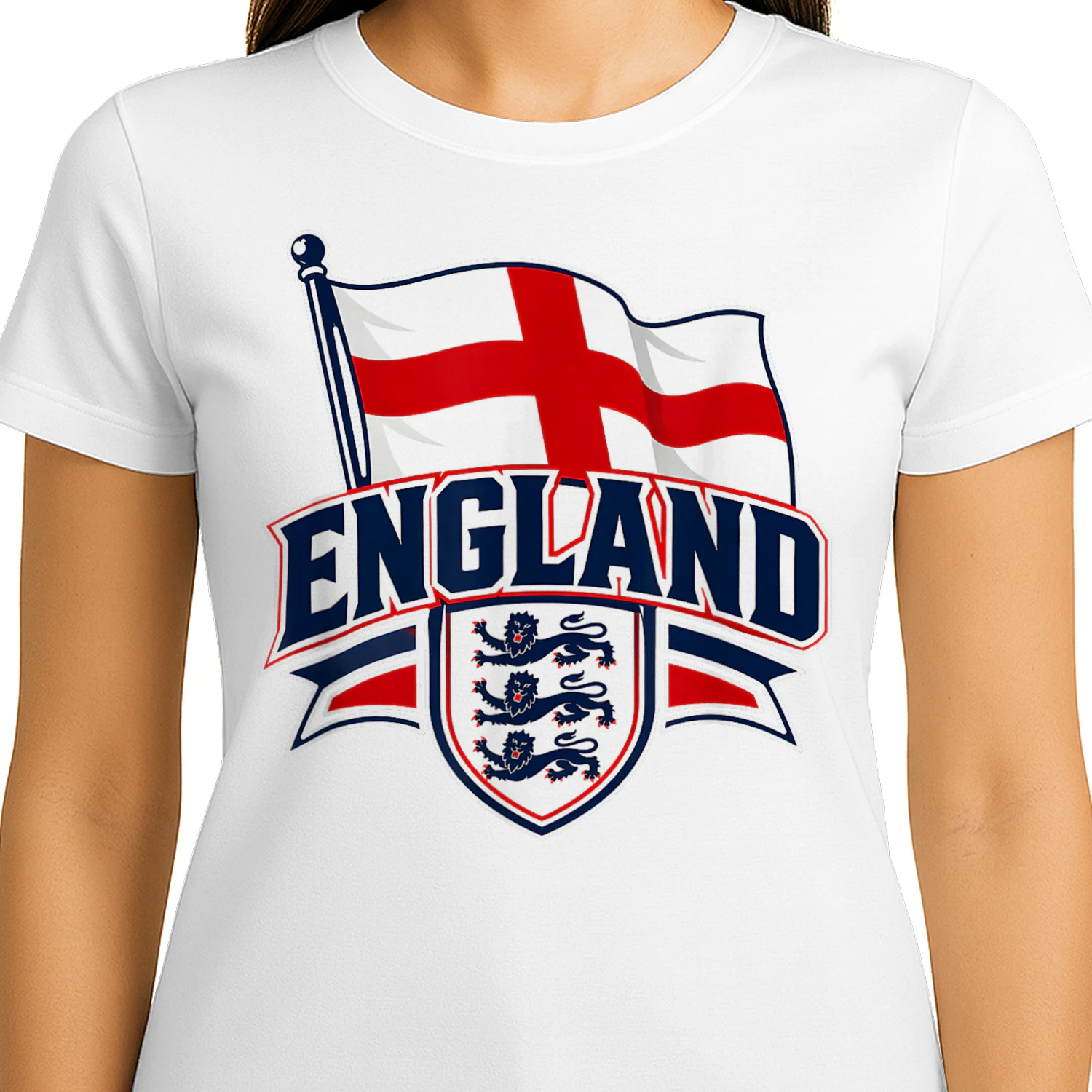 England Flag Vintage T-Shirts for Men Women Kids