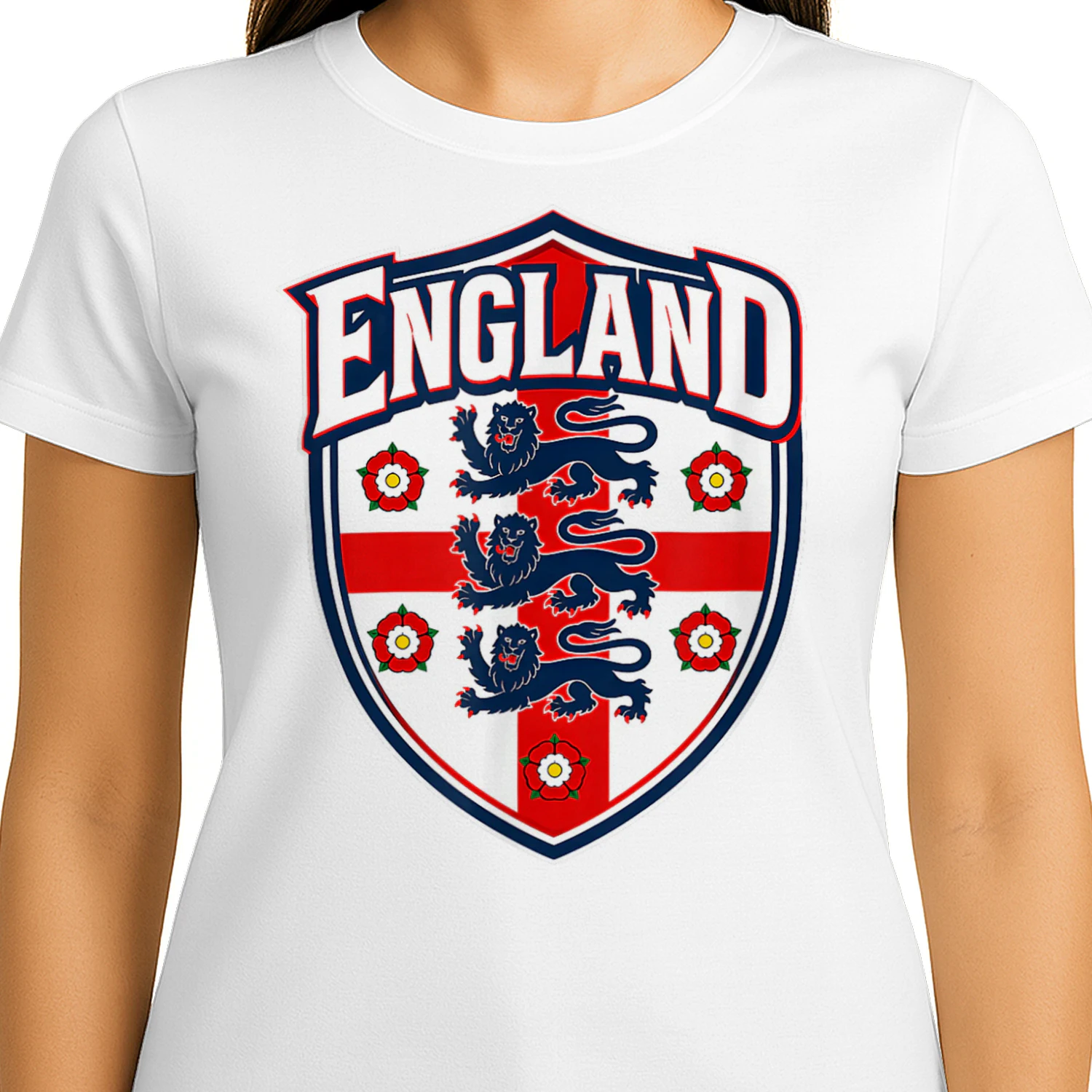 England Flag Vintage T-Shirts for Men Women Kids