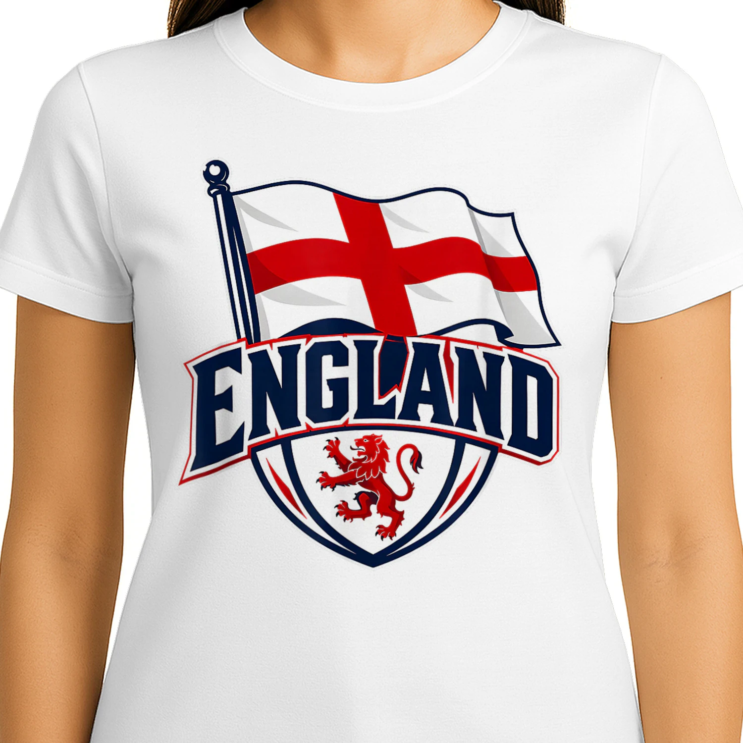 England Shirt with English Flag Outfit for Men