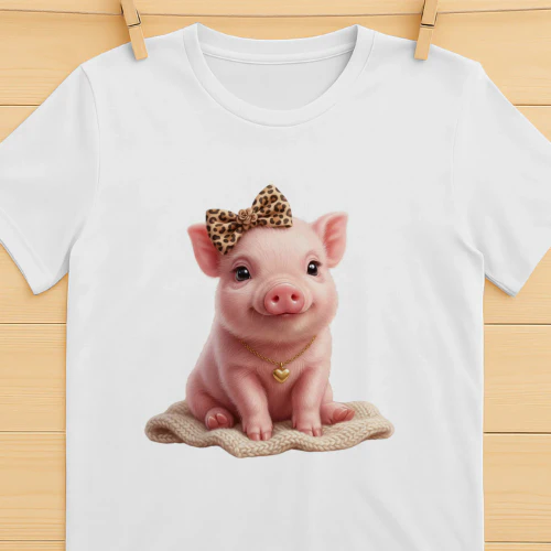 Leopard Bow Pig