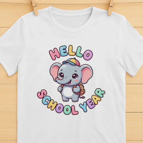 Elephant Hello School Year
