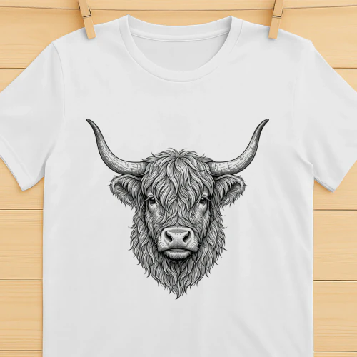 Highland Cow Head