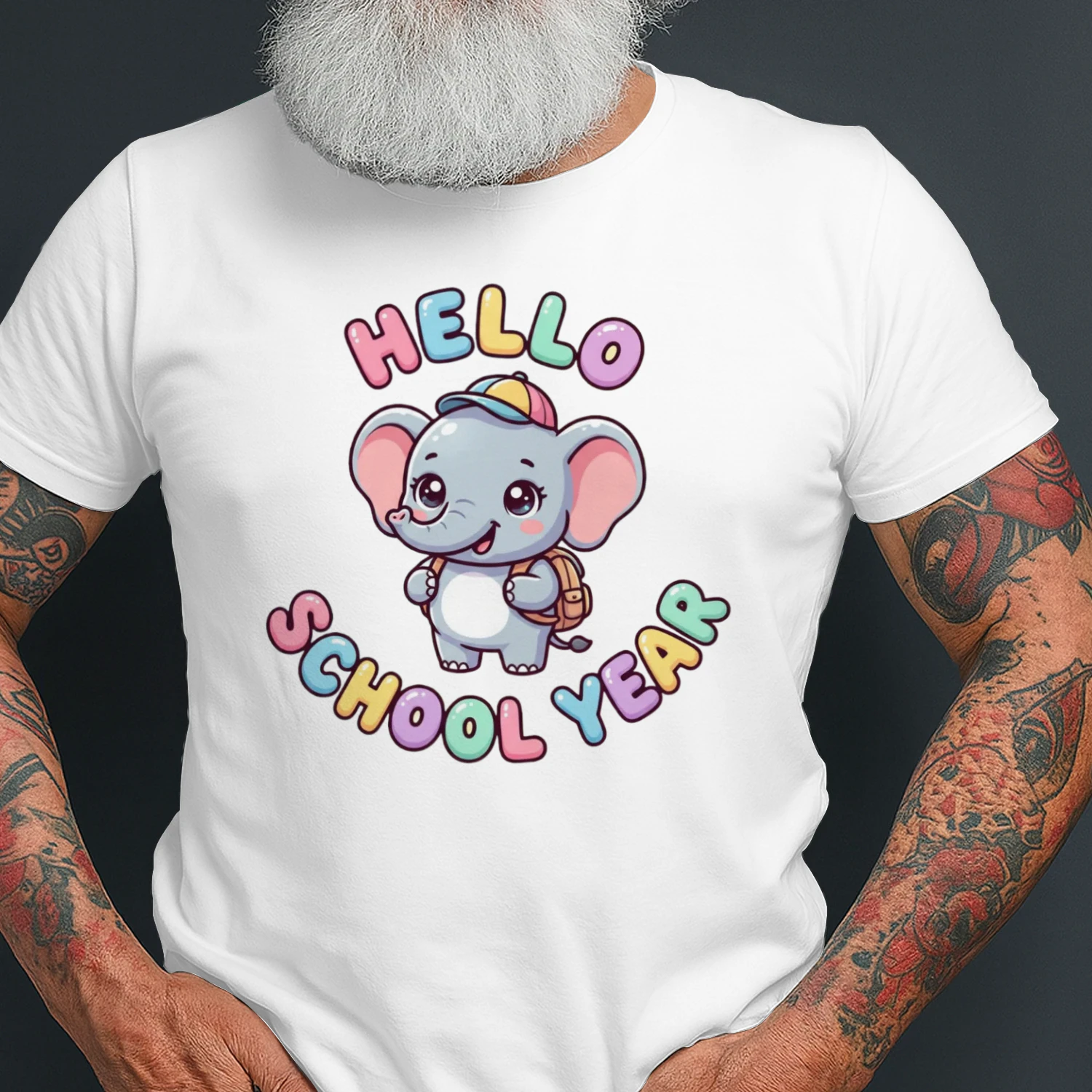 Elephant Hello School Year