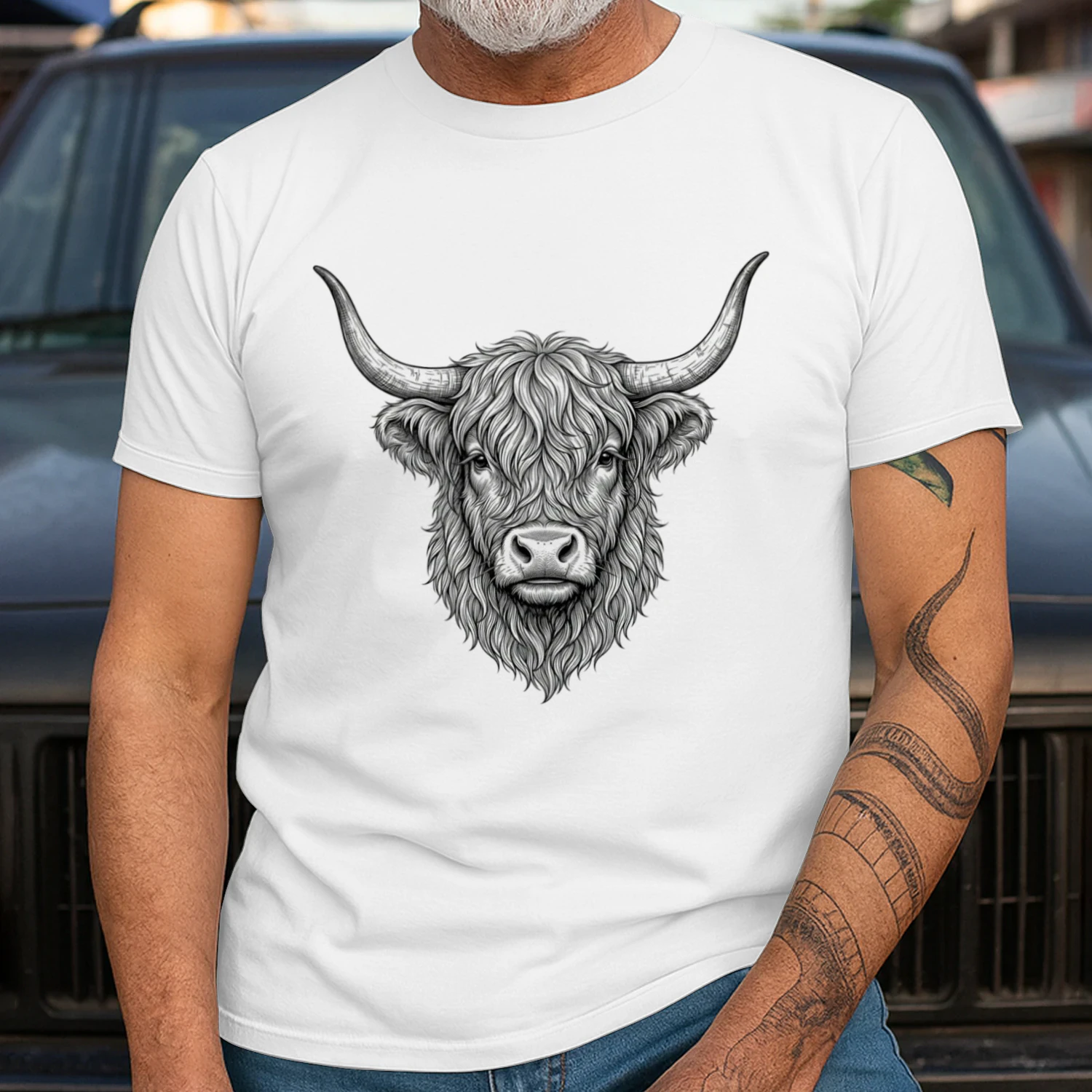 Highland Cow Head