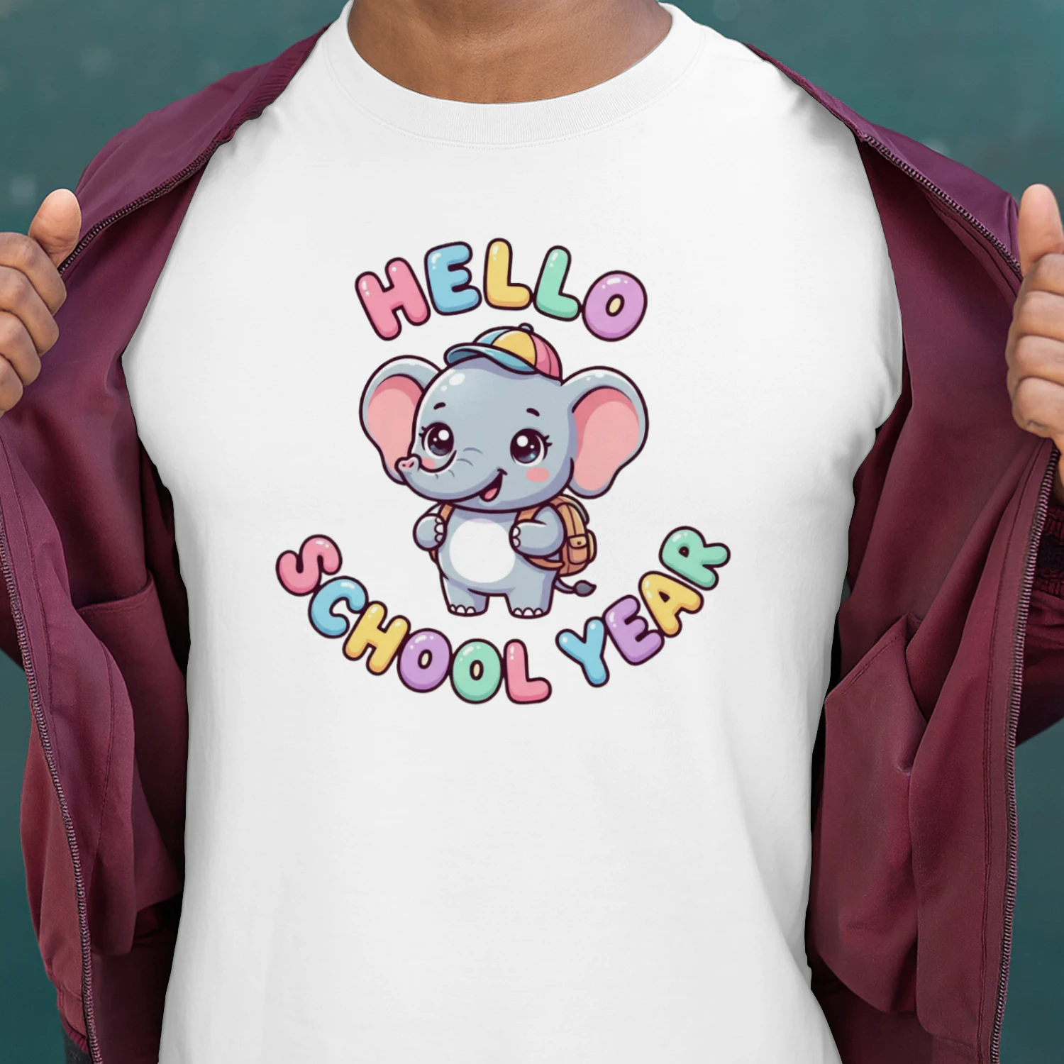Elephant Hello School Year