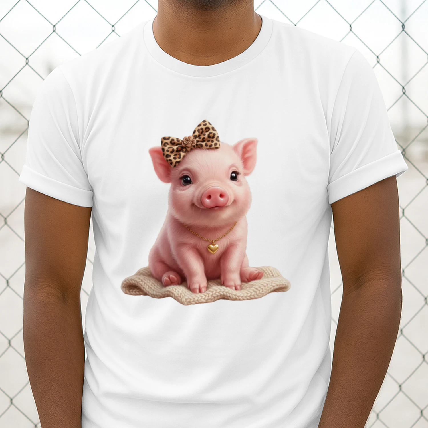 Leopard Bow Pig