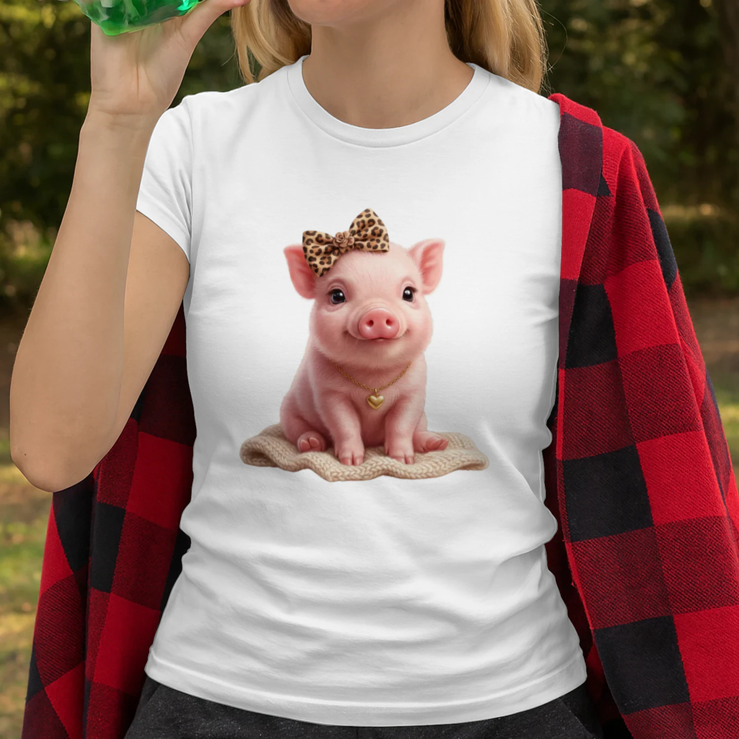 Leopard Bow Pig