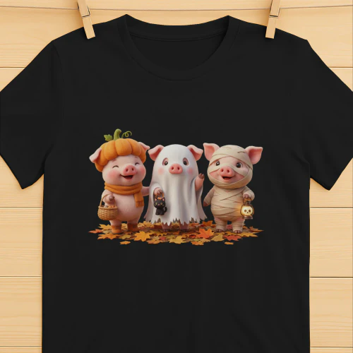 Halloween Pig Trio