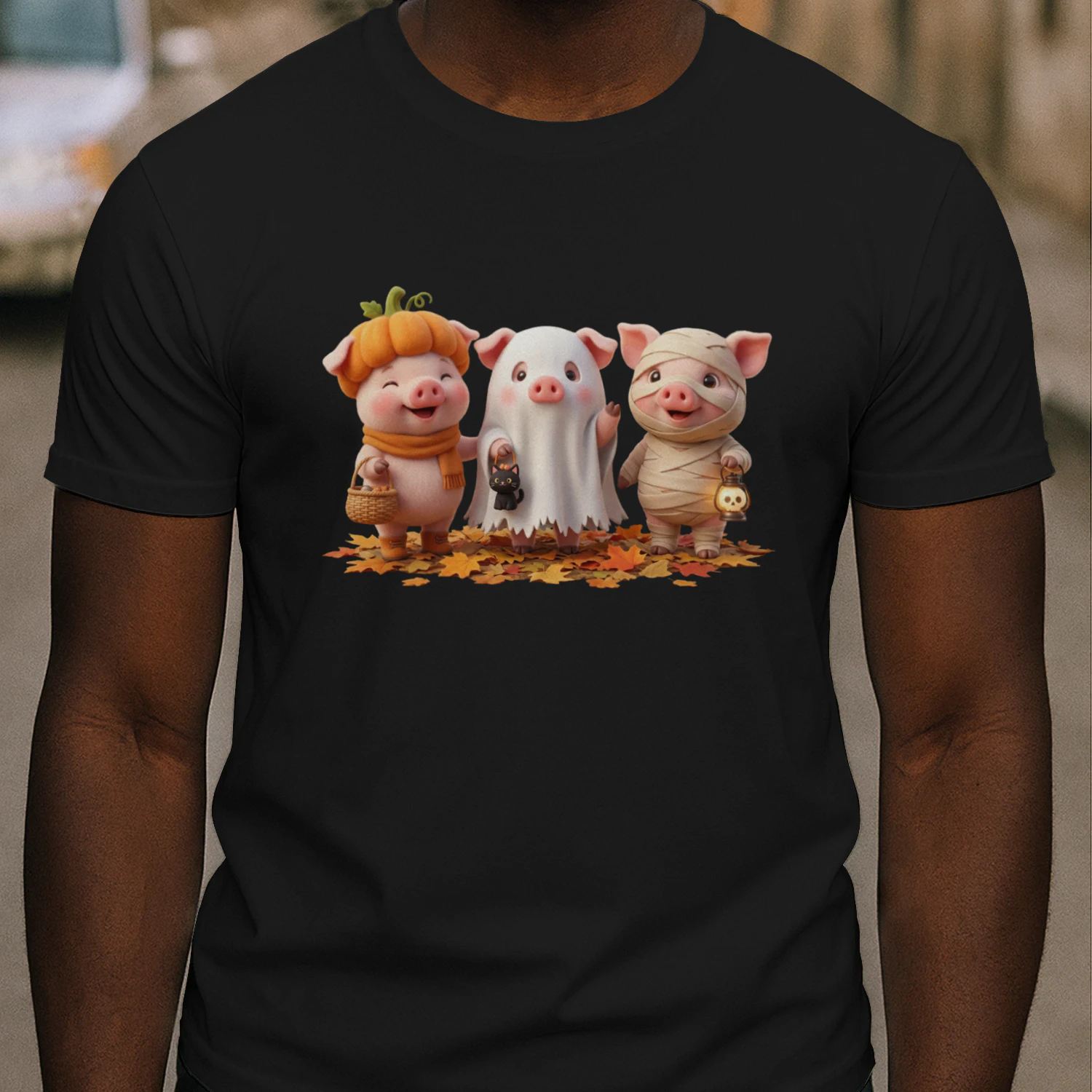 Halloween Pig Trio