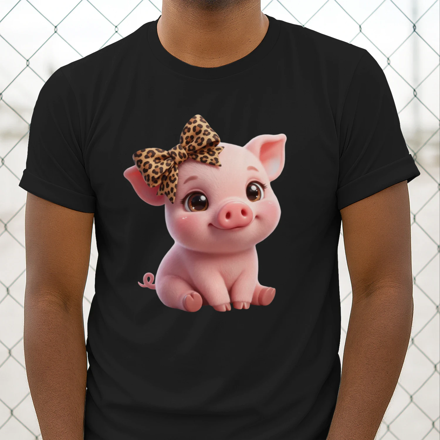 Leopard Bow Pig