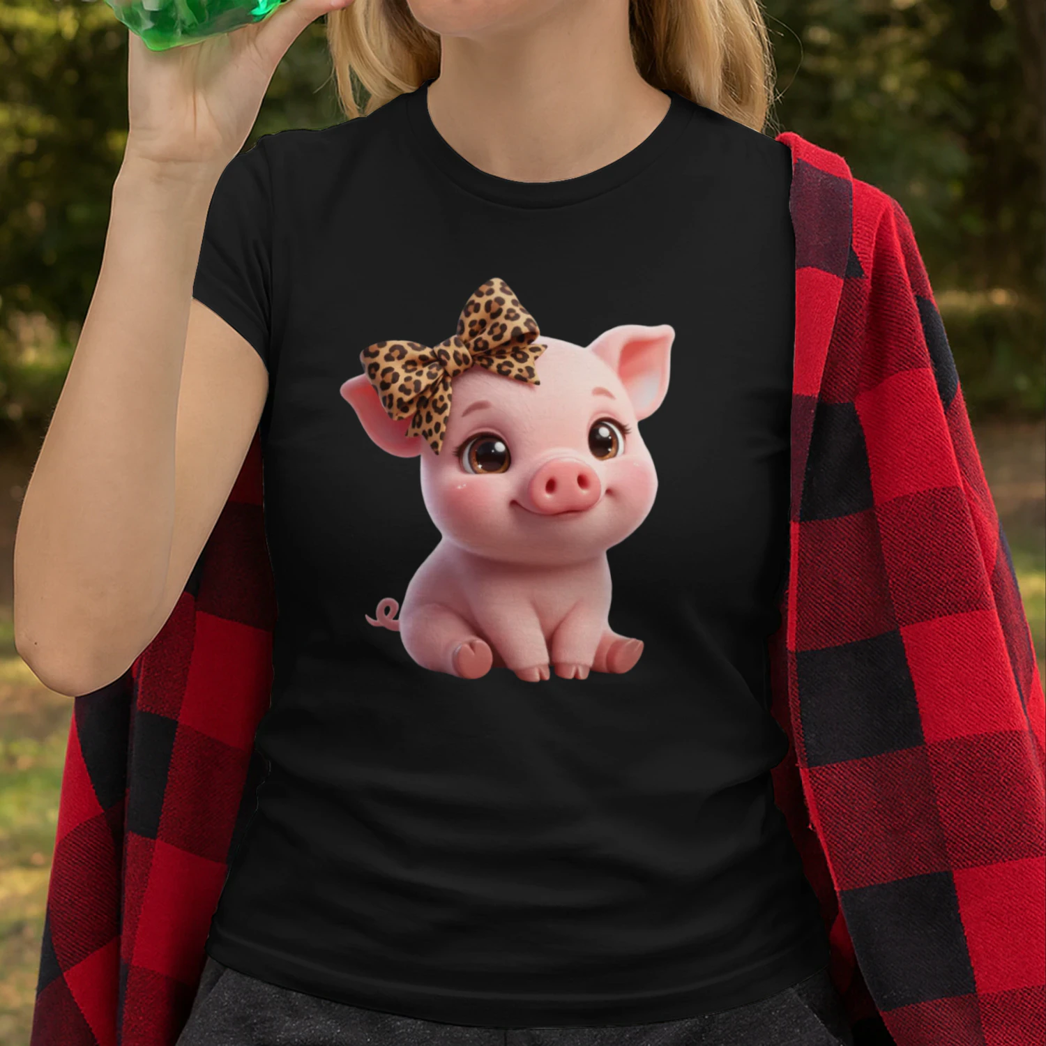 Leopard Bow Pig