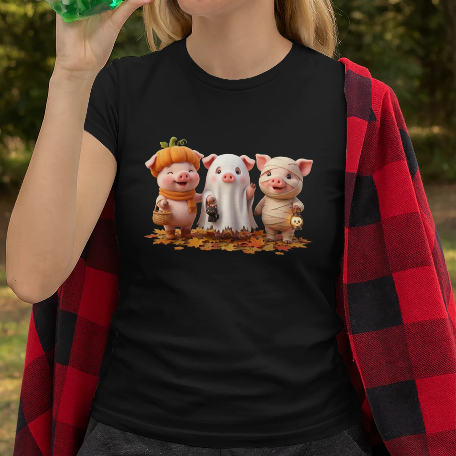 Halloween Pig Trio