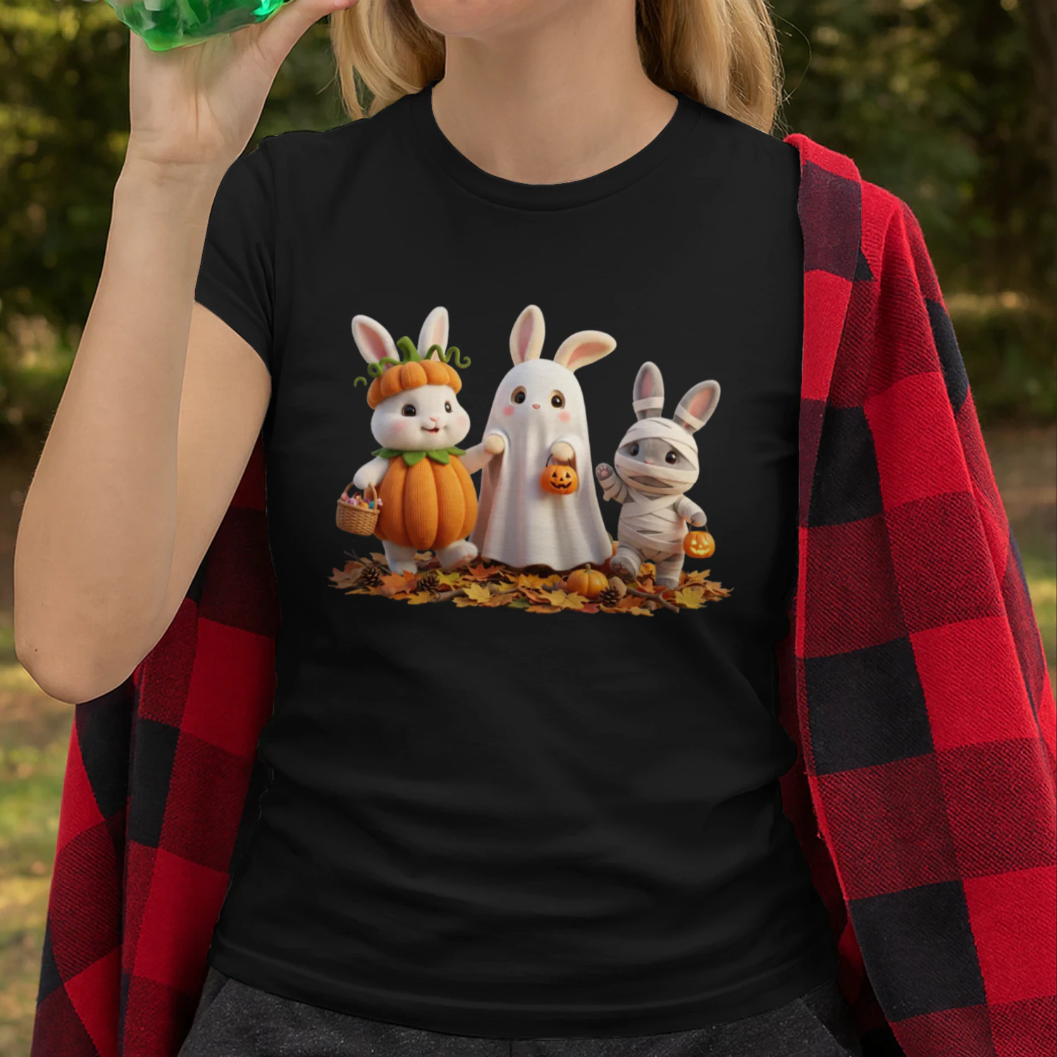 Halloween Bunny Trio