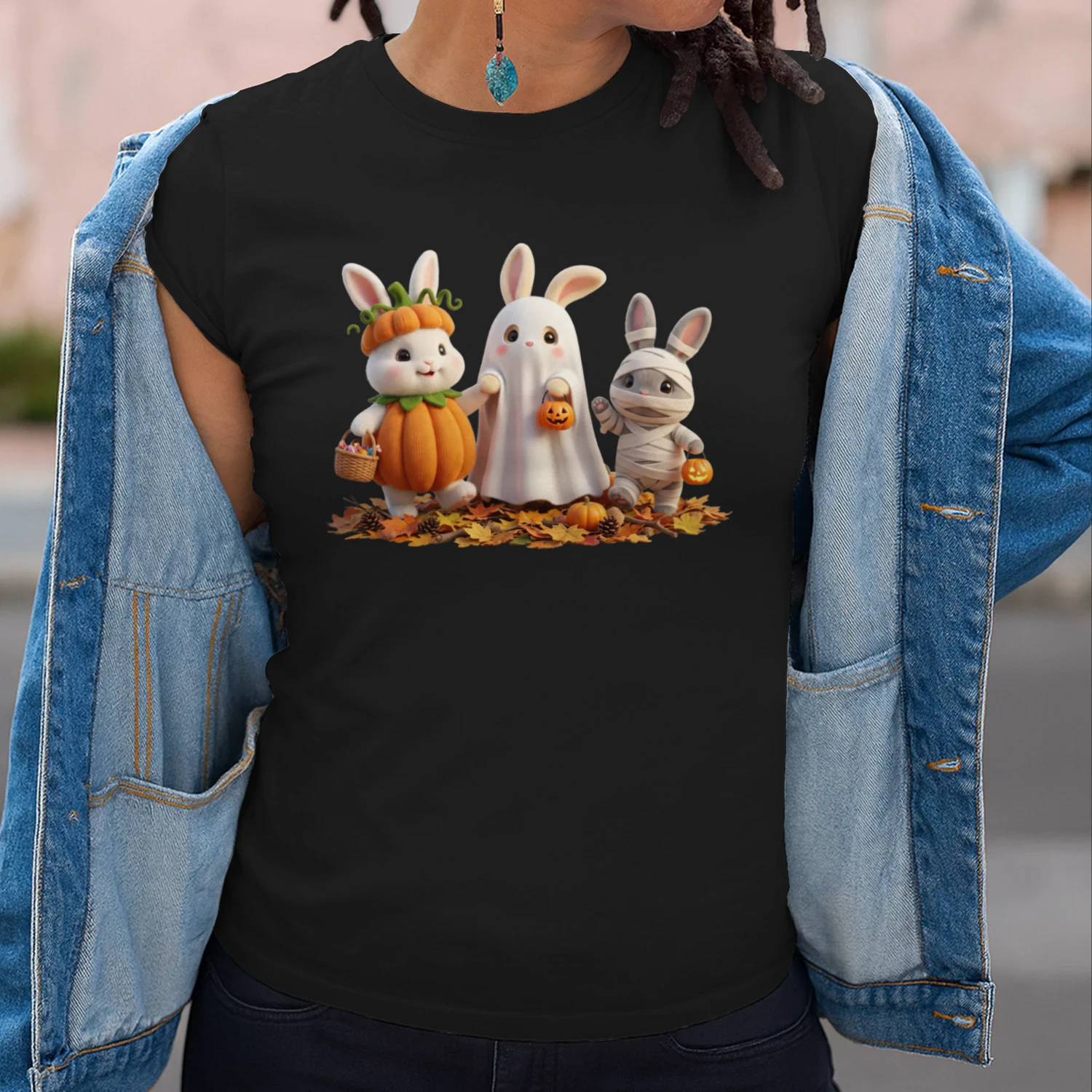 Halloween Bunny Trio