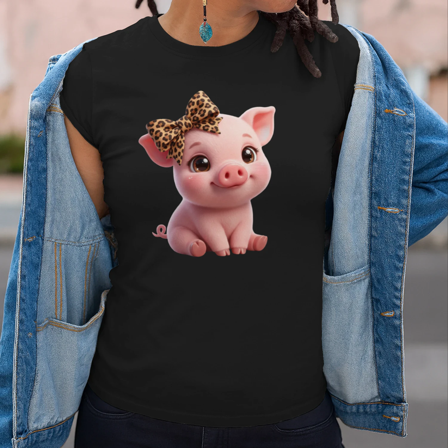 Leopard Bow Pig