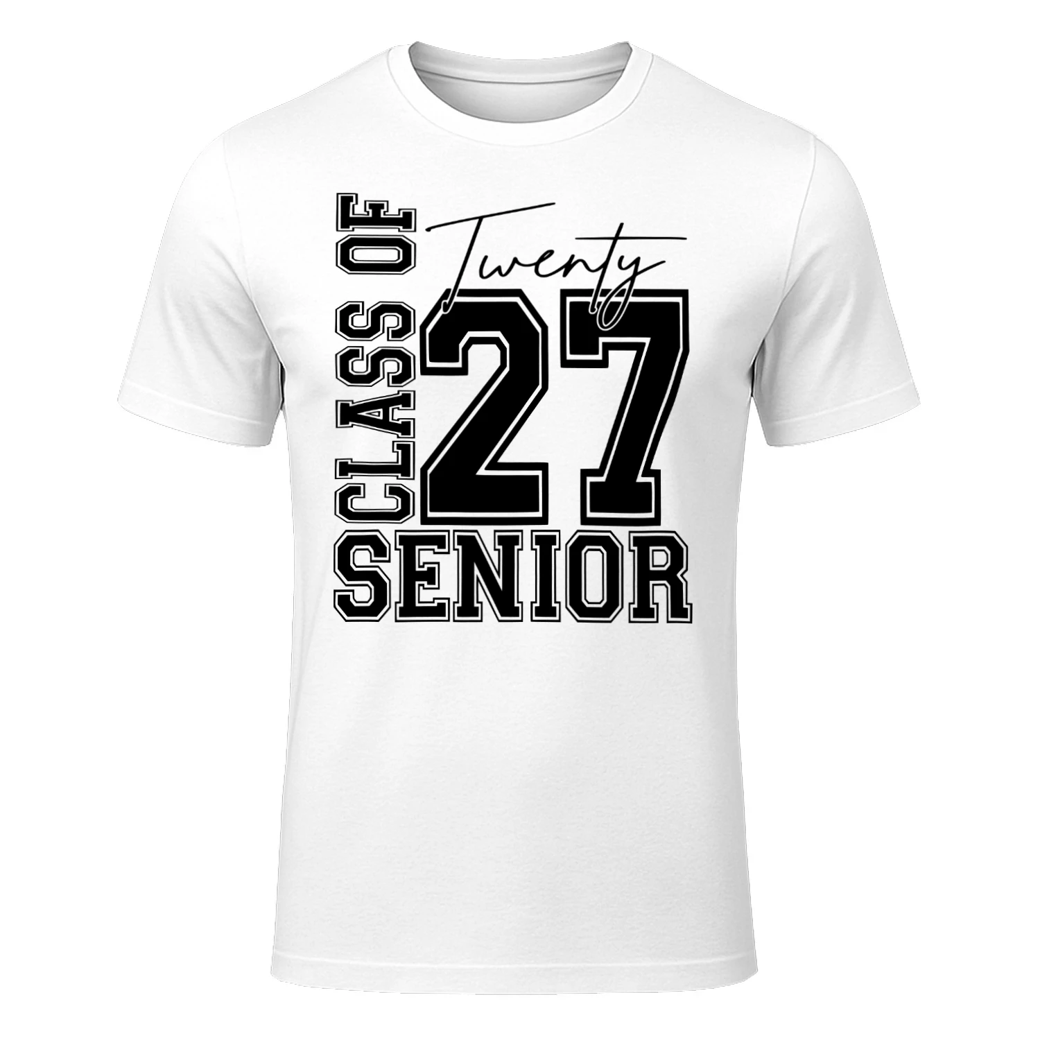 Senior Class of 2027 Shirt Varsity Style Grad 2027