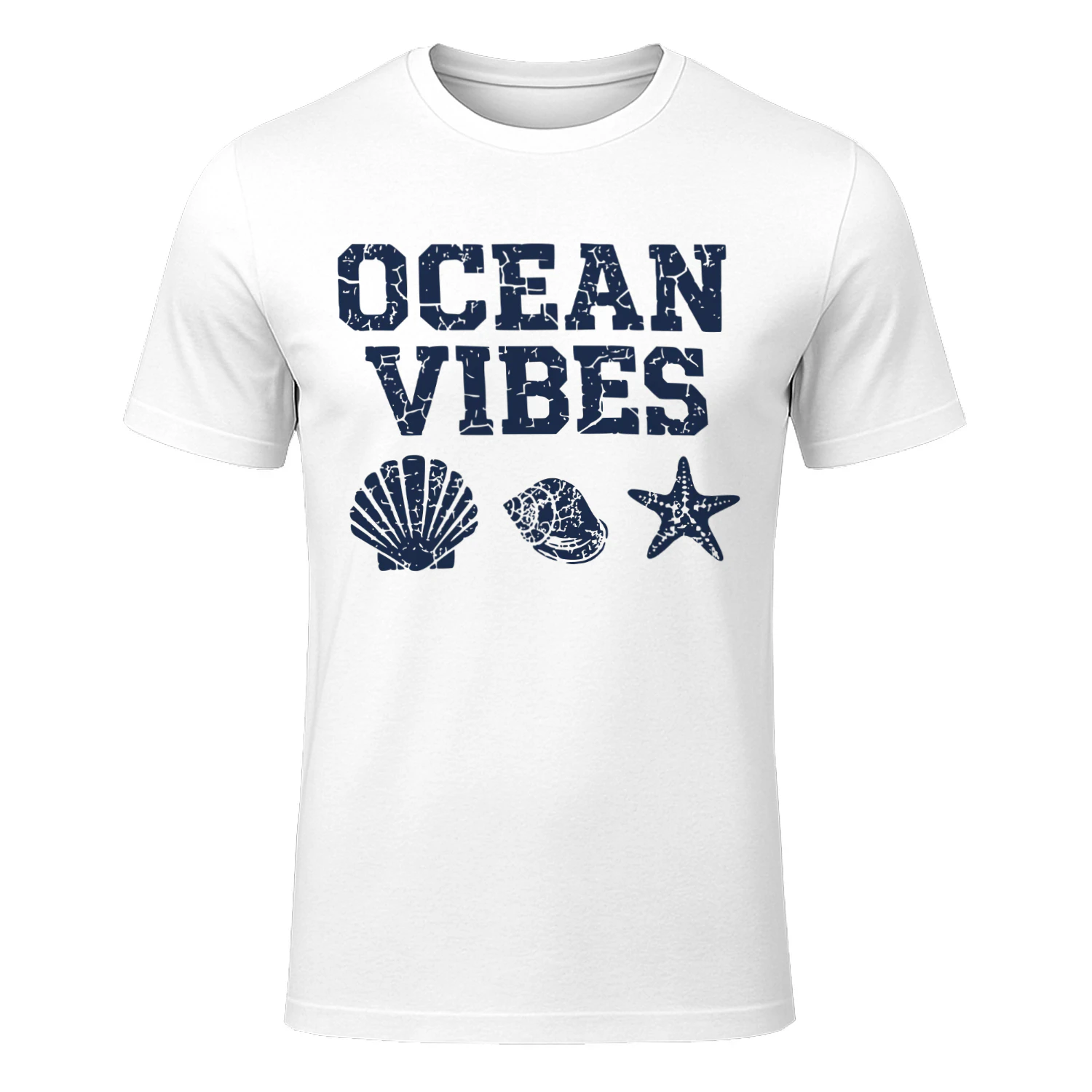 Ocean Vibes T-Shirt Nautical Beach Summer 